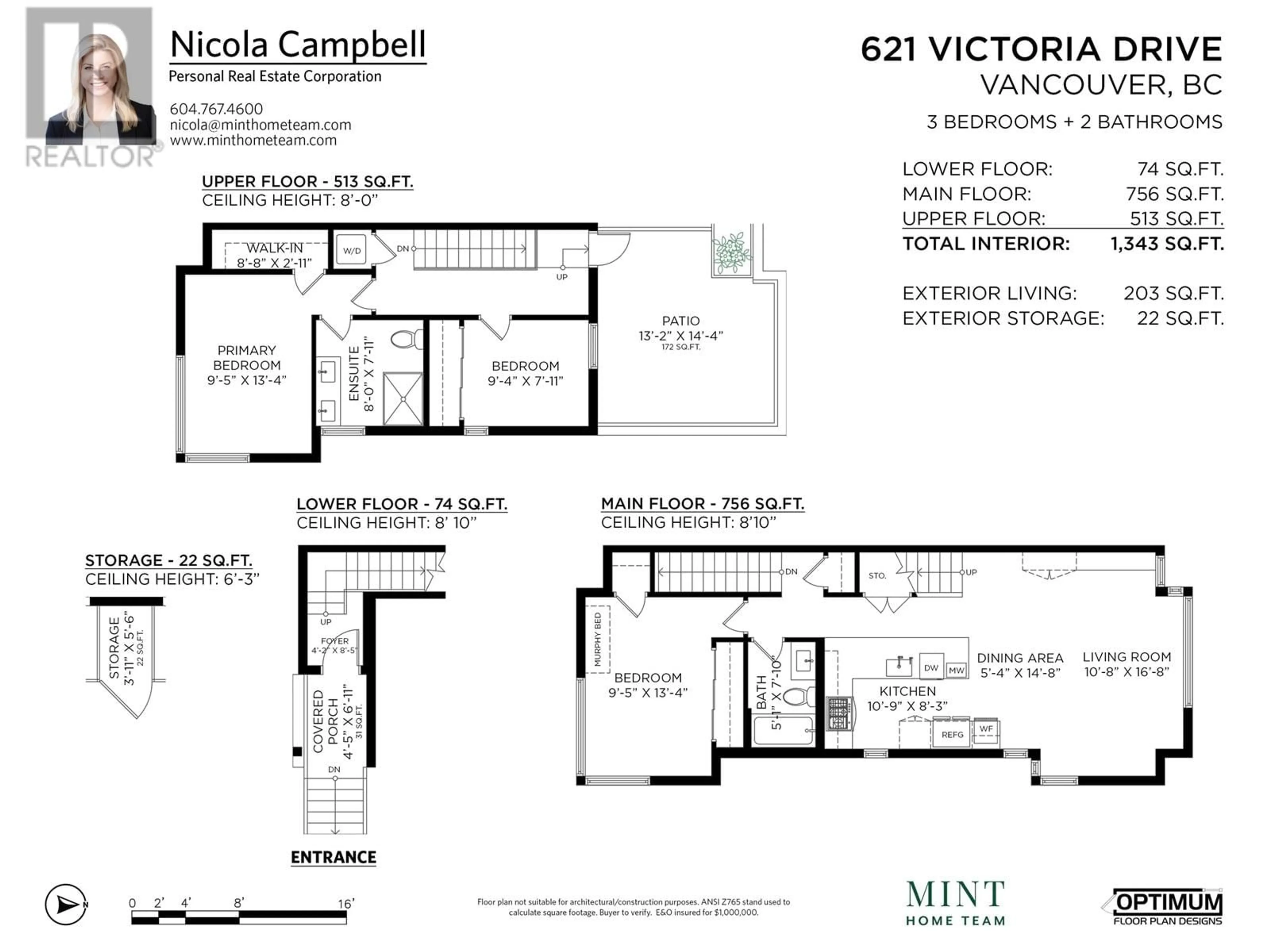 Floor plan for 621 VICTORIA DRIVE, Vancouver British Columbia V5L0C3