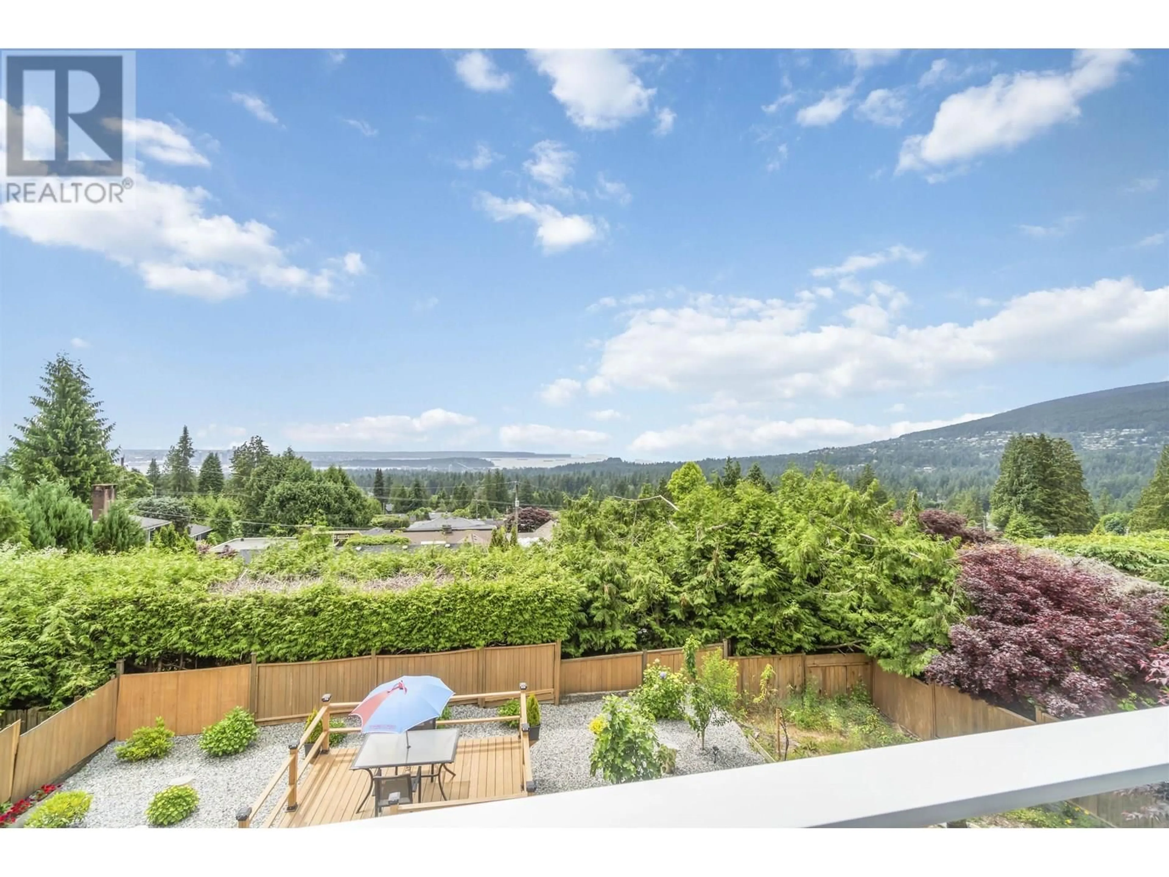 A pic from outside/outdoor area/front of a property/back of a property/a pic from drone, water/lake/river/ocean view for 637 ALPINE COURT, North Vancouver British Columbia V7R2L7