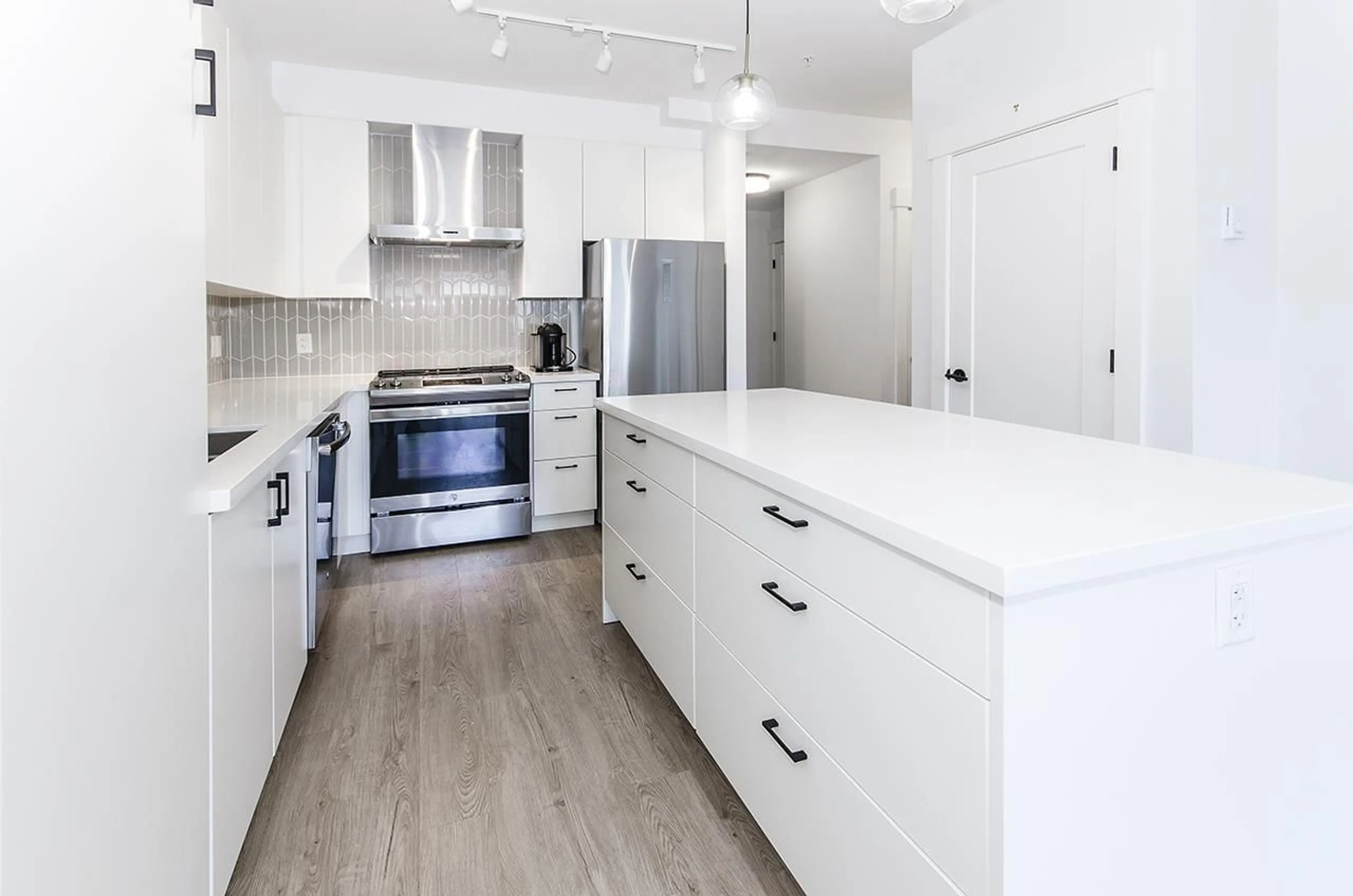 Open concept kitchen, unknown for A502 - 20838 78B, Langley British Columbia V2Y3M1