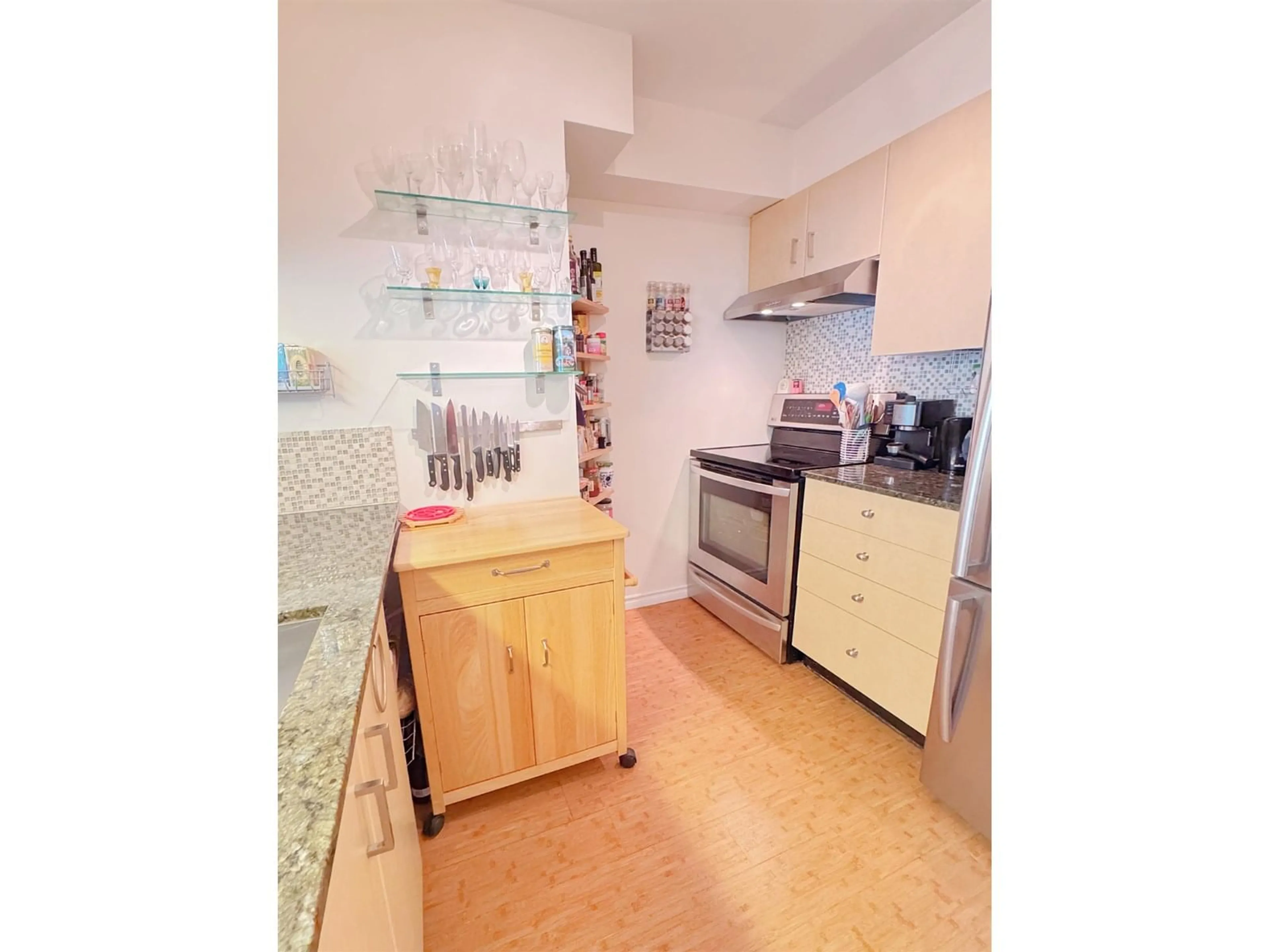 Standard kitchen, wood/laminate floor for 311 - 10128 132, Surrey British Columbia V3T3T5