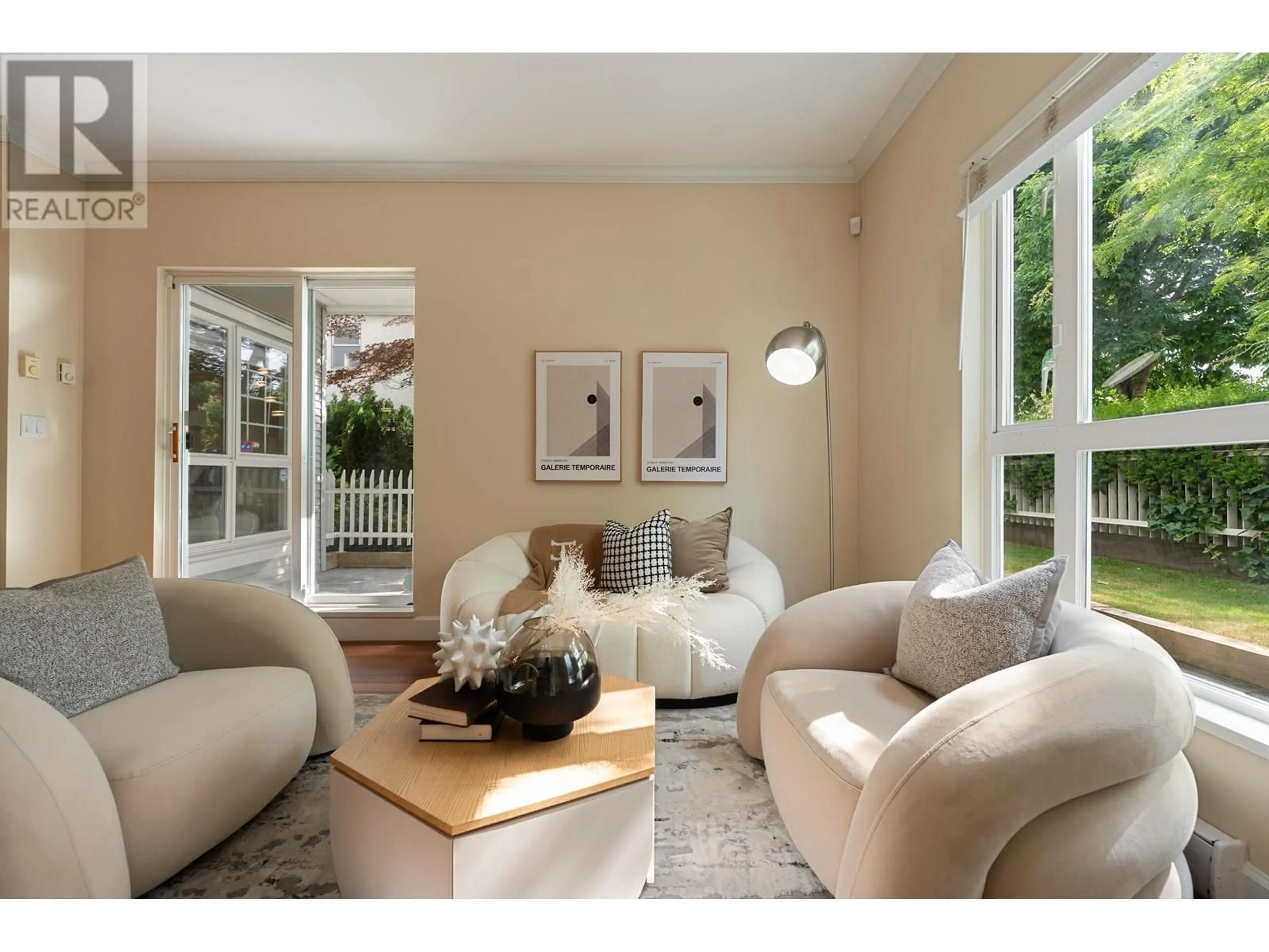 Living room with furniture, unknown for 103 - 6198 ASH STREET, Vancouver British Columbia V5Z3G9