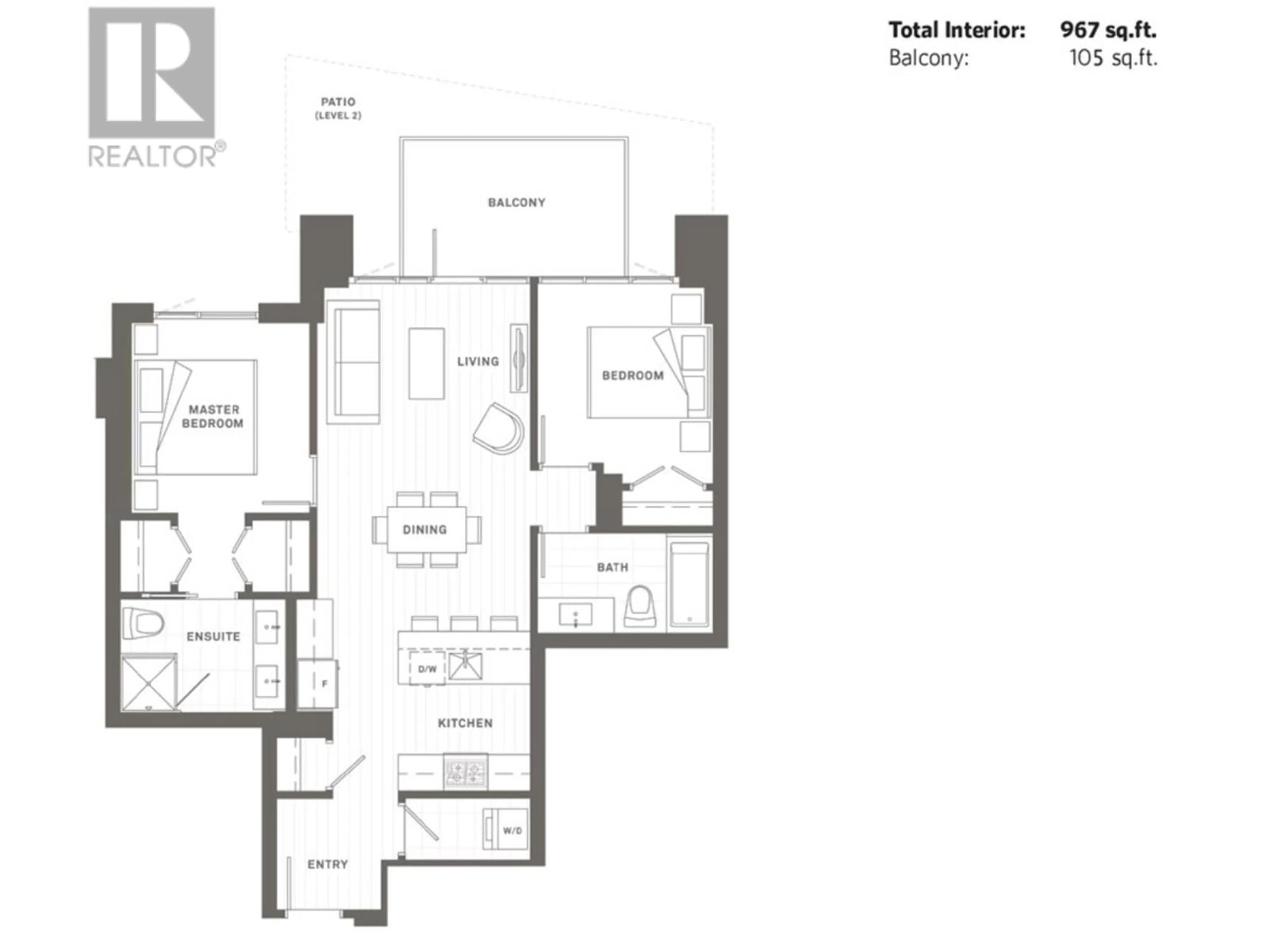 Floor plan for 907 - 2785 LIBRARY LANE, North Vancouver British Columbia V7J0C3
