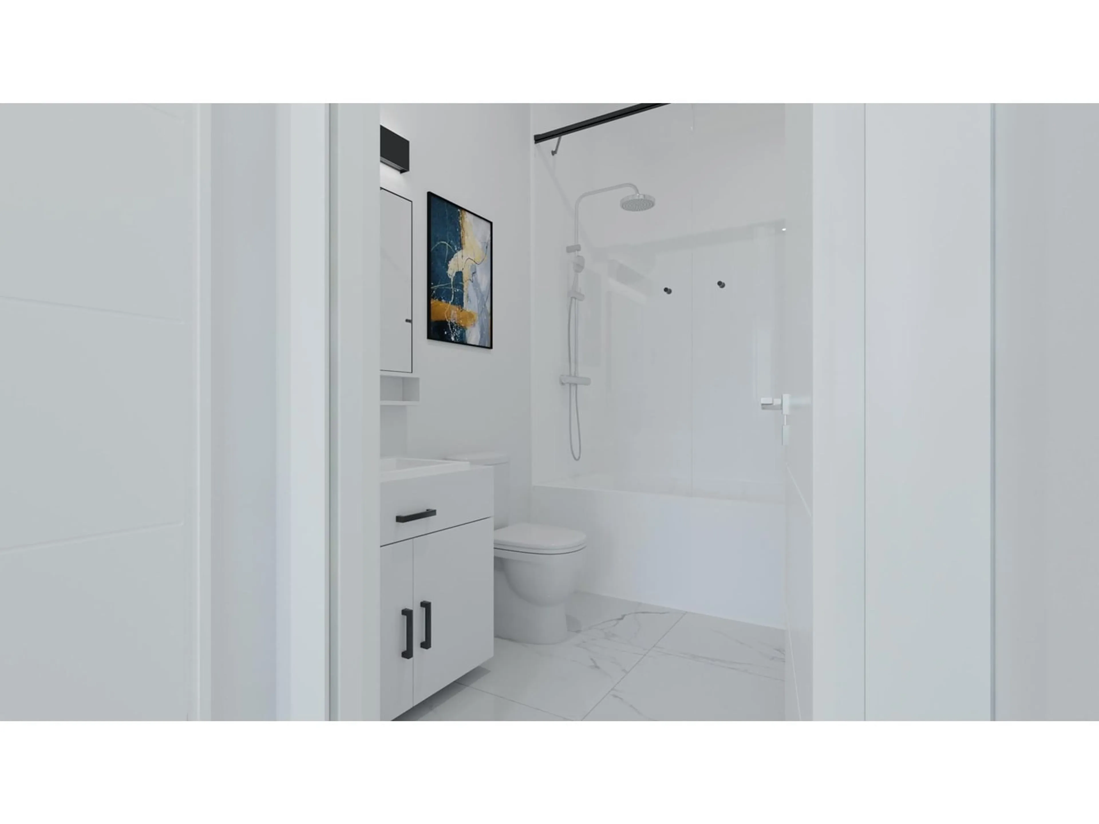 Standard bathroom, ceramic/tile floor for 510 - 163 175A, White Rock British Columbia V0V0V0