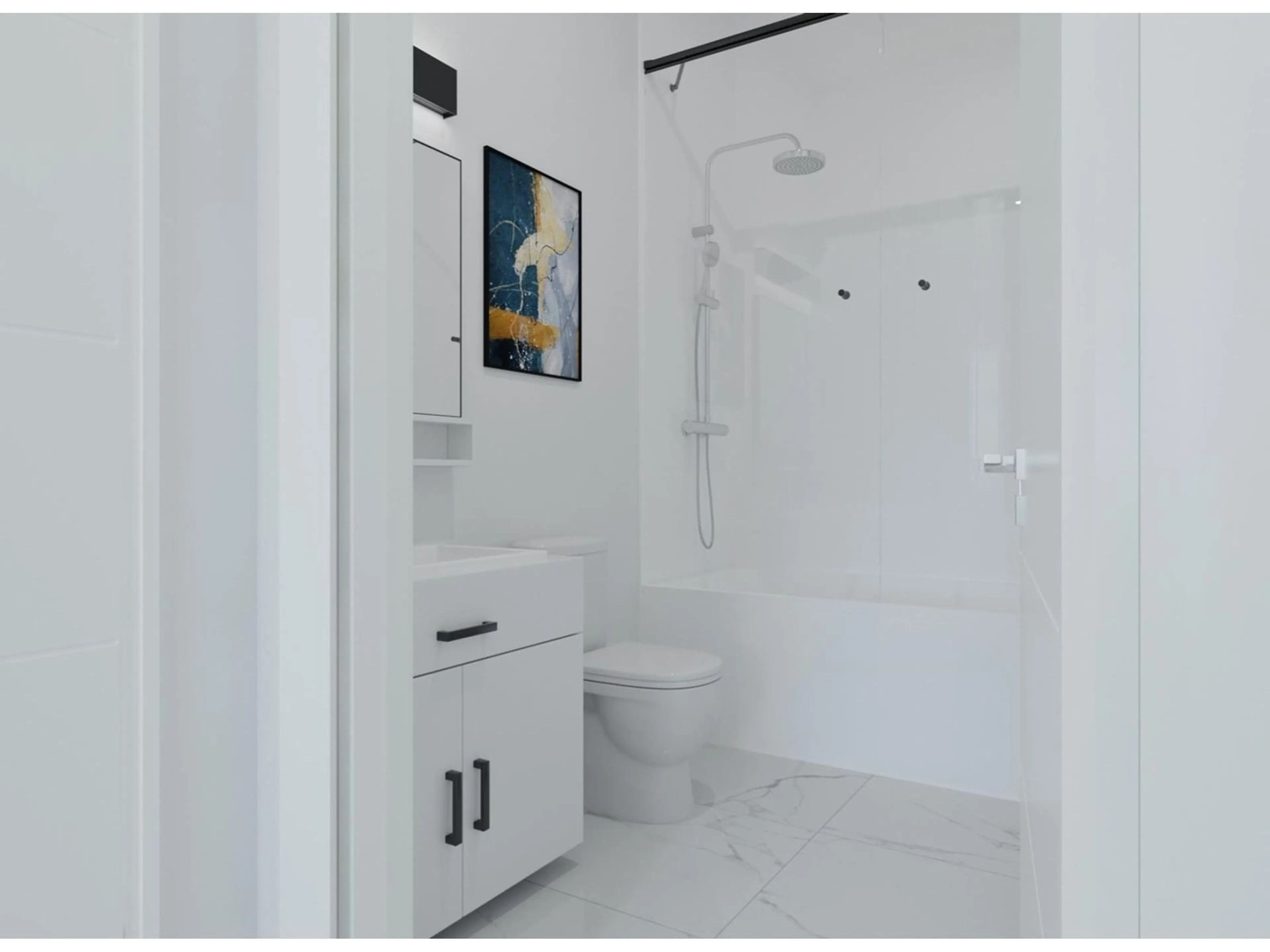 Standard bathroom, ceramic/tile floor for 510 - 163 175A, White Rock British Columbia V0V0V0