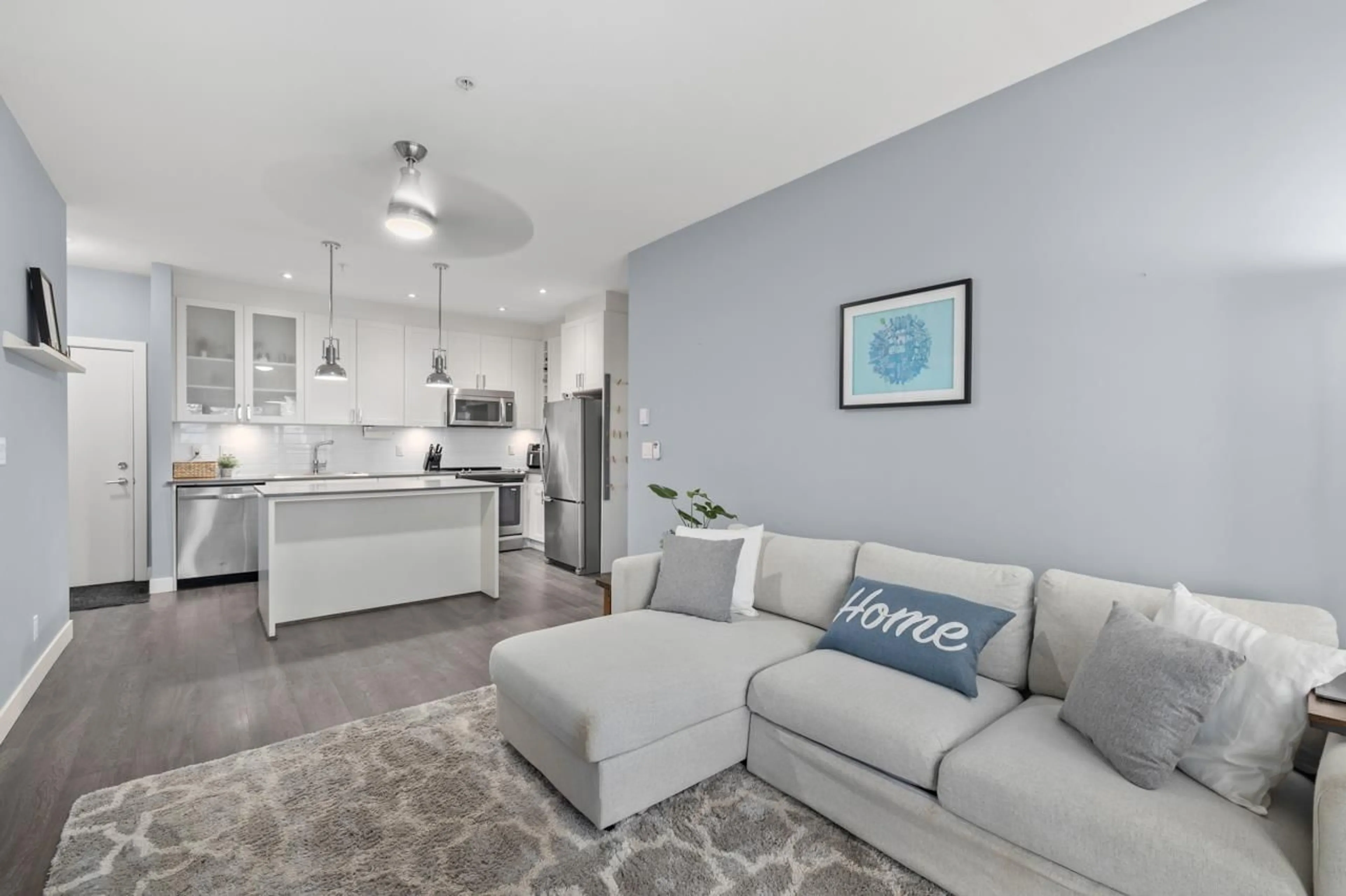 Living room with furniture, unknown for 308 - 16388 64, Surrey British Columbia V3S6X6
