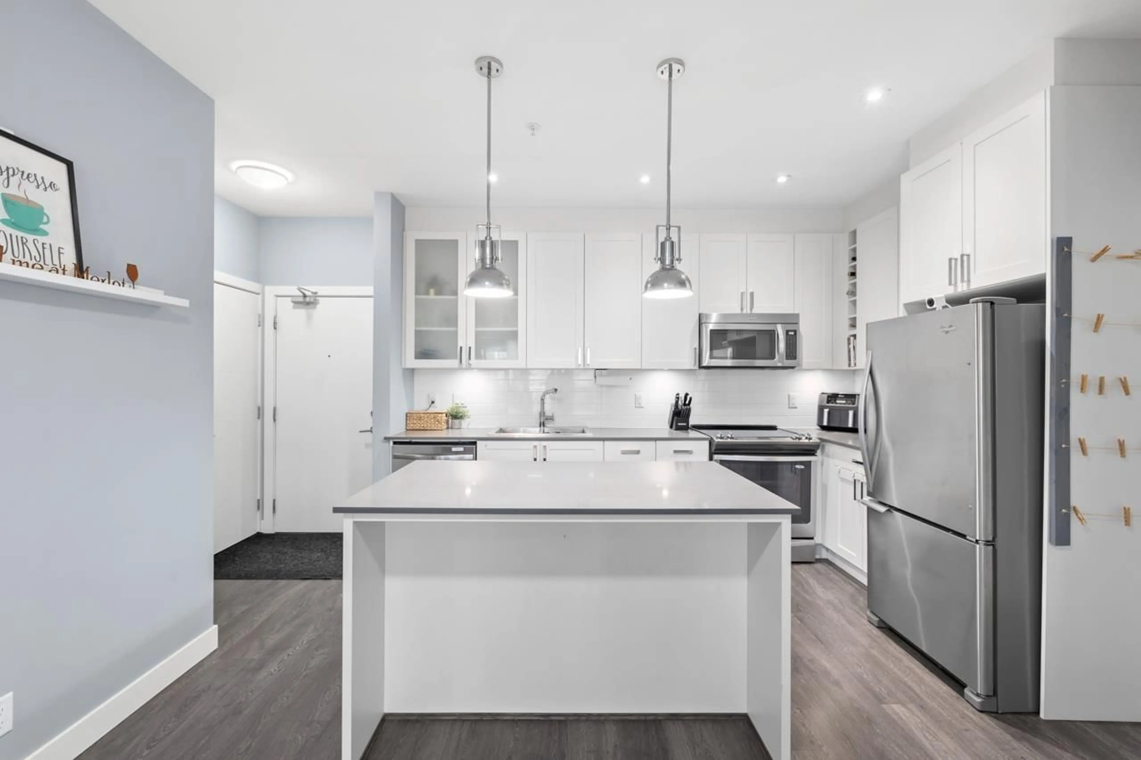 Open concept kitchen, unknown for 308 - 16388 64, Surrey British Columbia V3S6X6