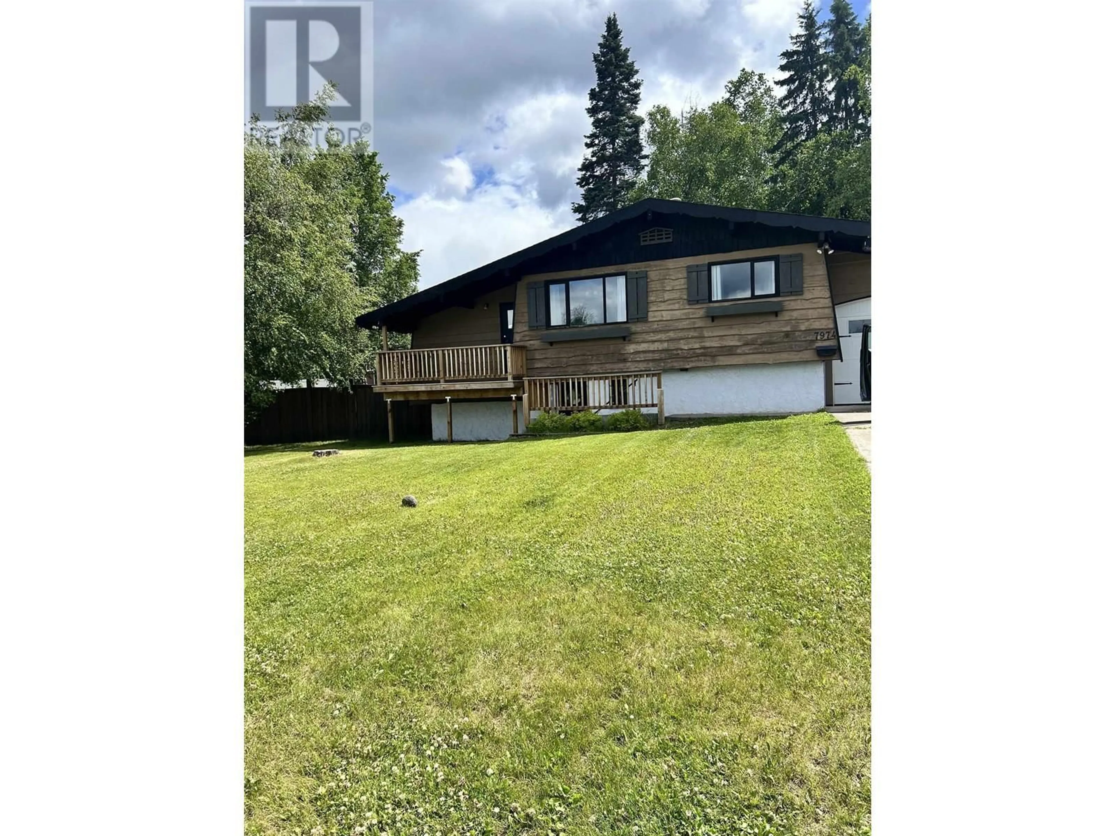 A pic from outside/outdoor area/front of a property/back of a property/a pic from drone, unknown for 7974 LOYOLA CRESCENT, Prince George British Columbia V2N3V4