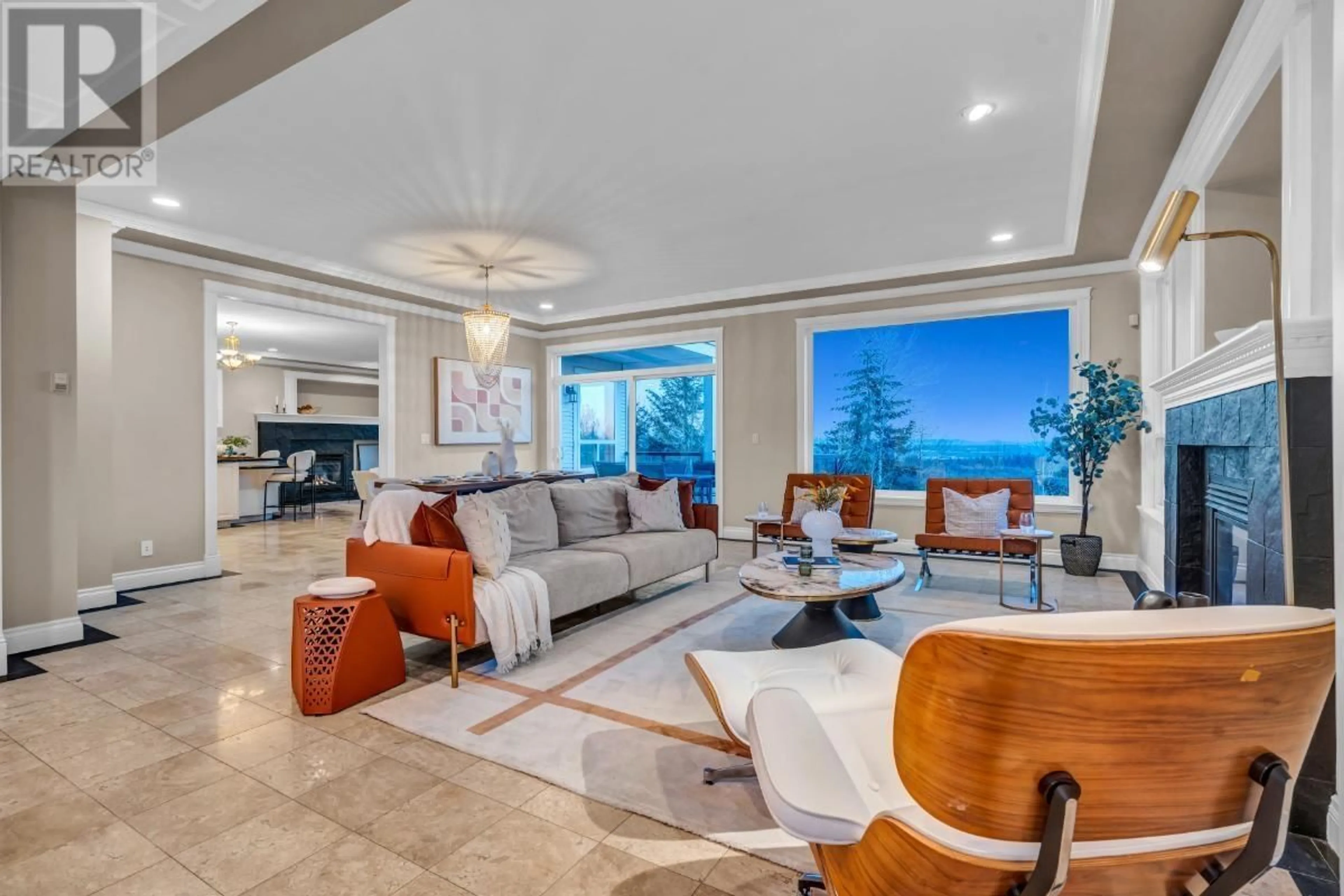 Living room with furniture, ceramic/tile floor for 3126 SILVERTHRONE DRIVE, Coquitlam British Columbia V3E3B1