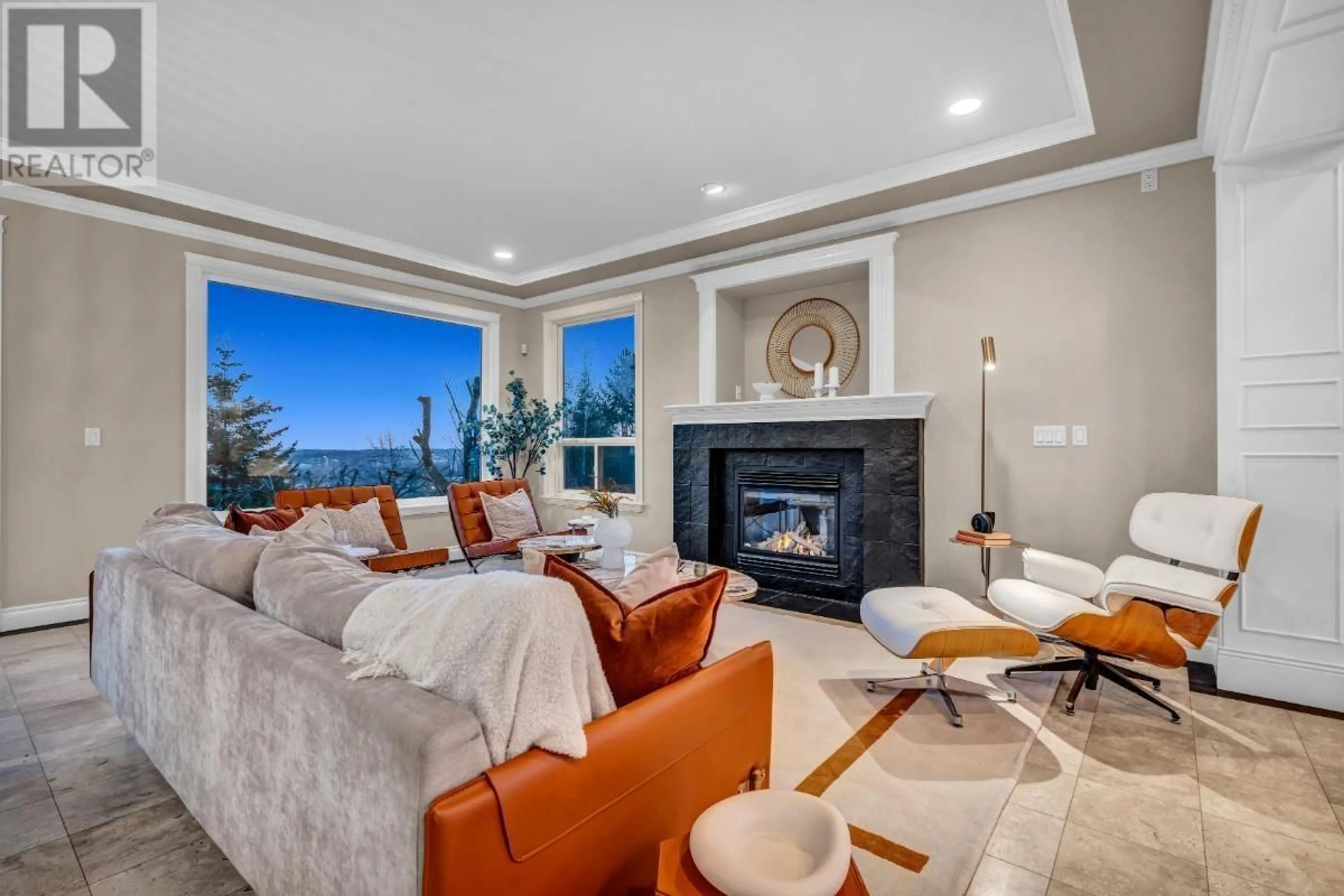 Living room with furniture, ceramic/tile floor for 3126 SILVERTHRONE DRIVE, Coquitlam British Columbia V3E3B1
