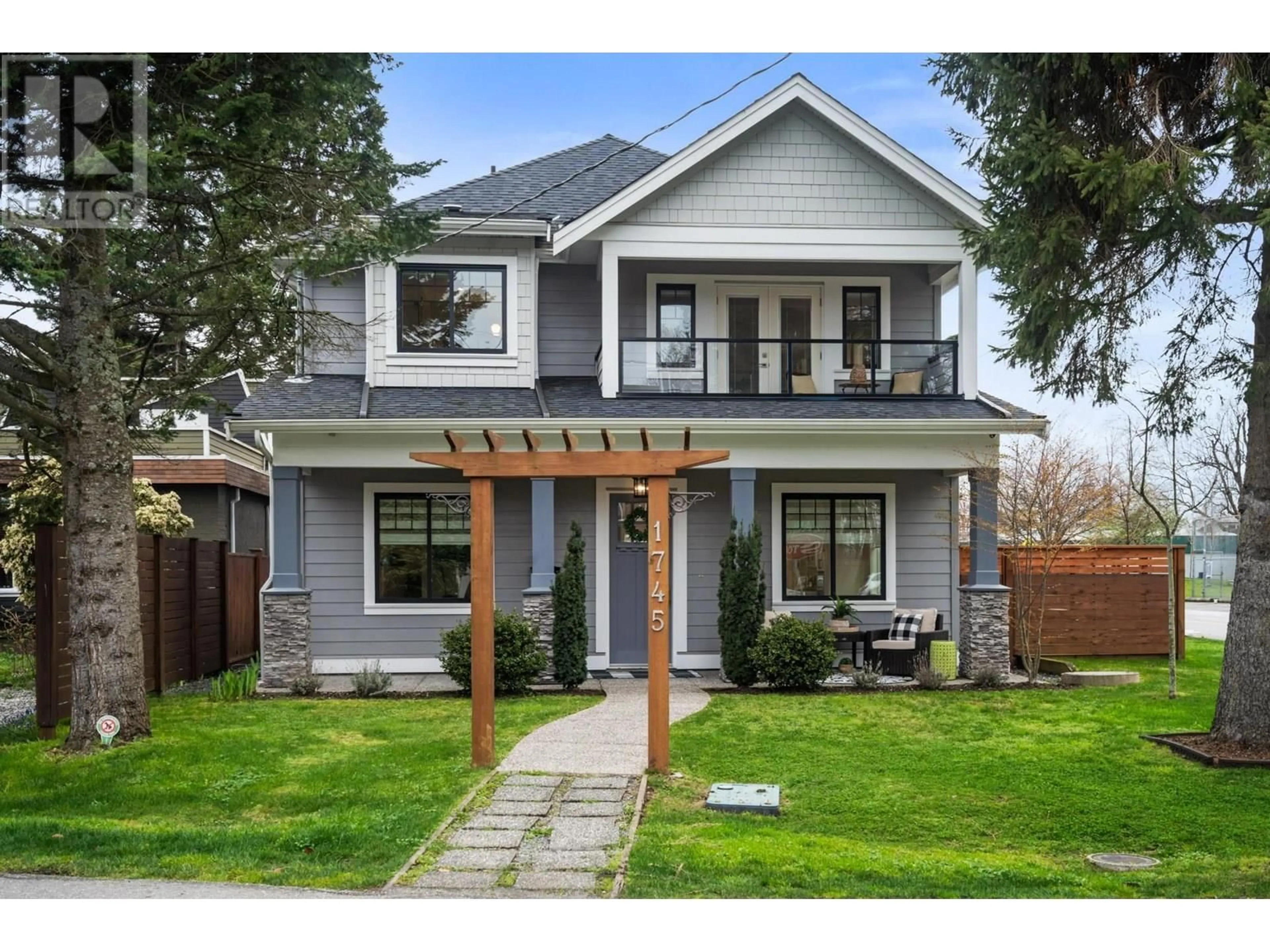 Home with brick exterior material, street for 1745 ENDERBY AVENUE, Delta British Columbia V4L1S9