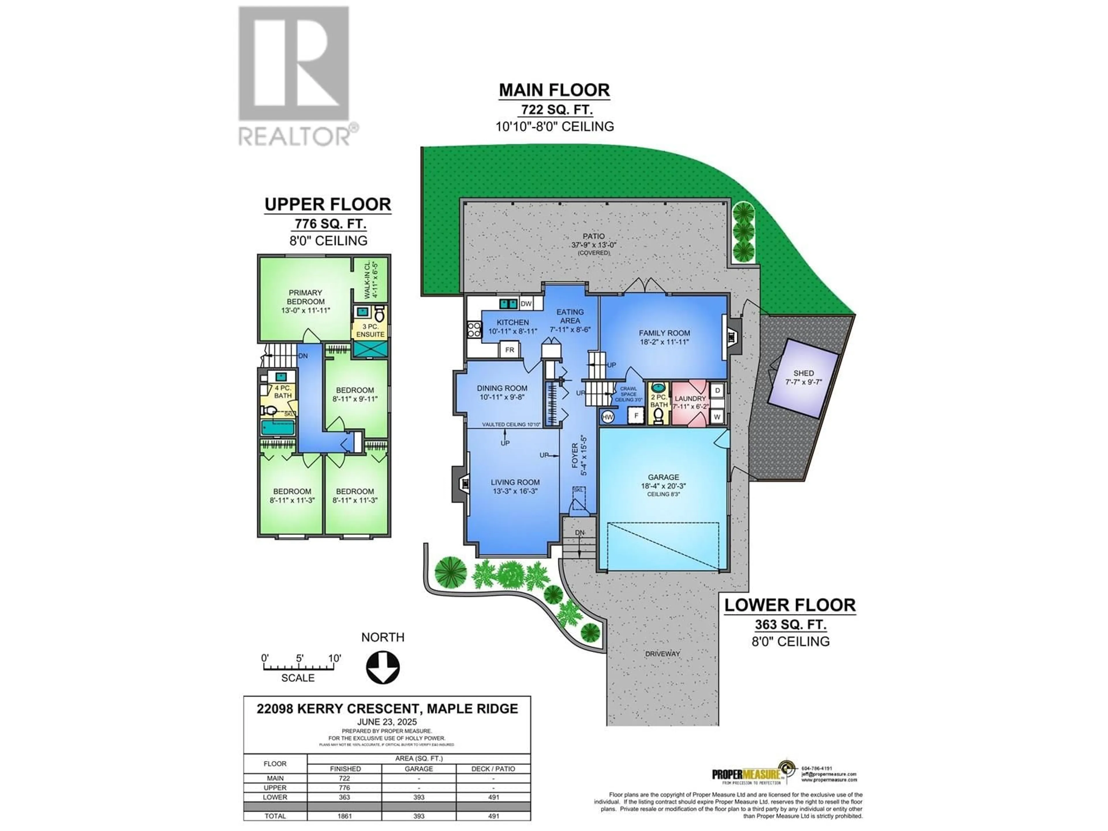 Floor plan for 22098 KERRY CRESCENT, Maple Ridge British Columbia V2X0V8