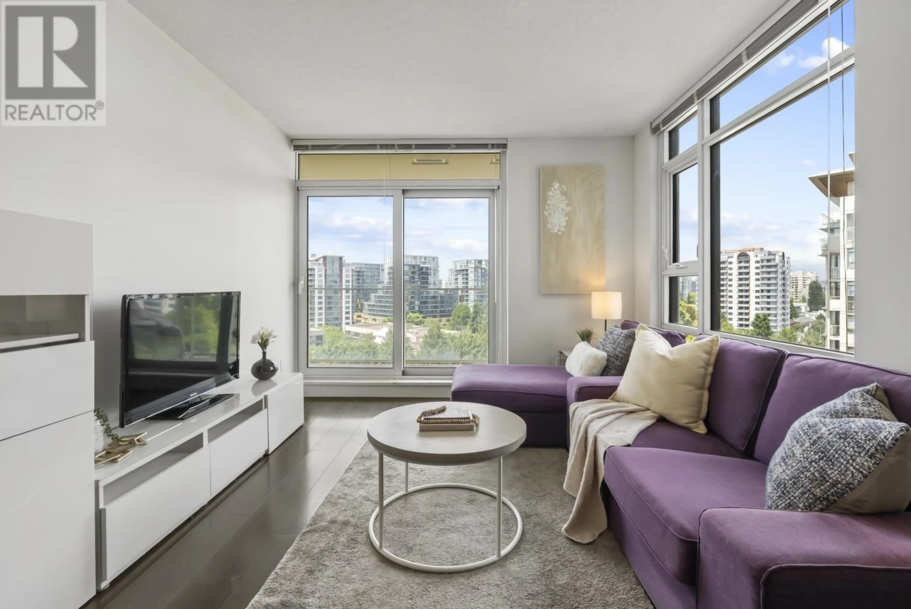 Living room with furniture, unknown for 1207 - 8333 ANDERSON ROAD, Richmond British Columbia V6Y0E2