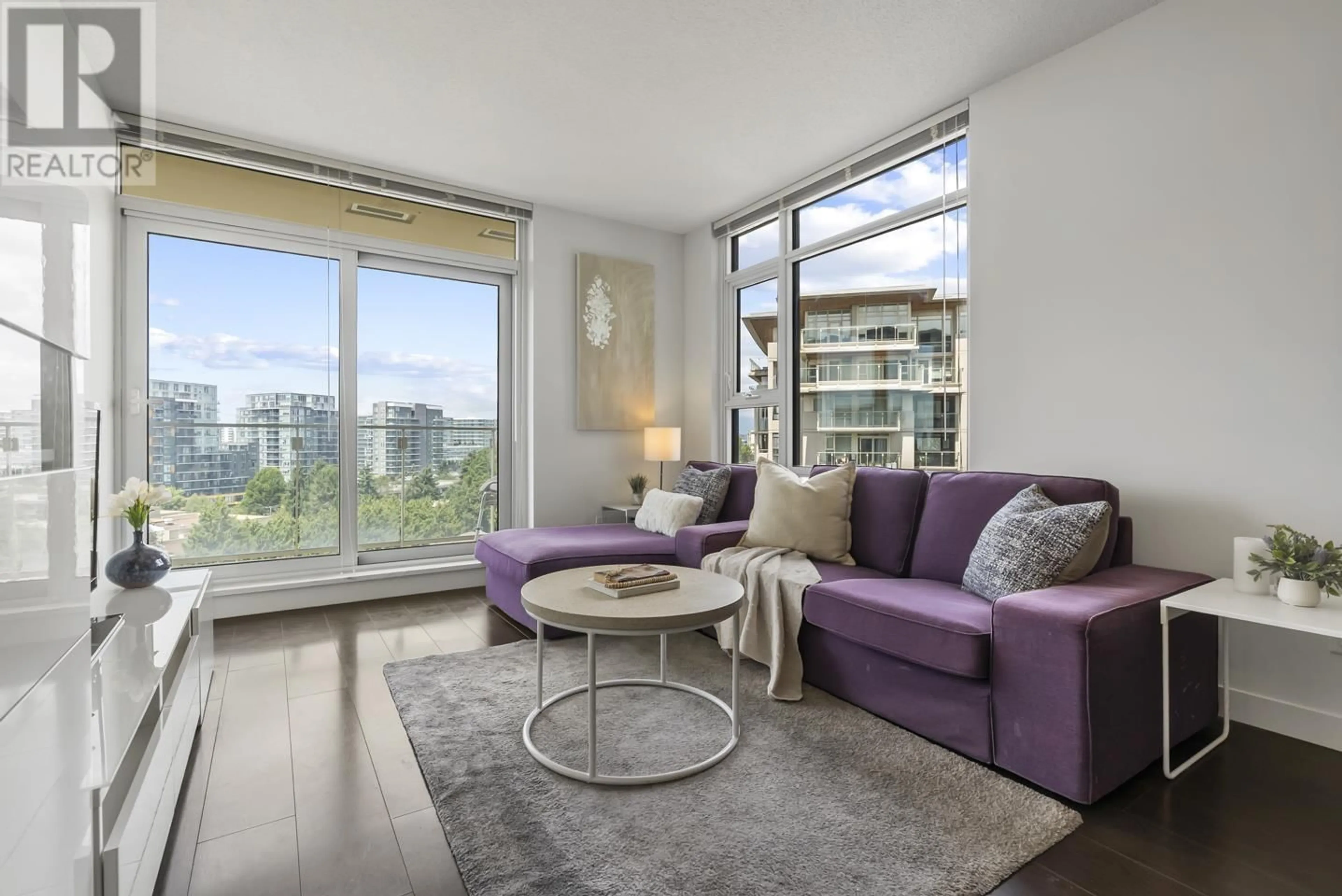 Living room with furniture, unknown for 1207 - 8333 ANDERSON ROAD, Richmond British Columbia V6Y0E2