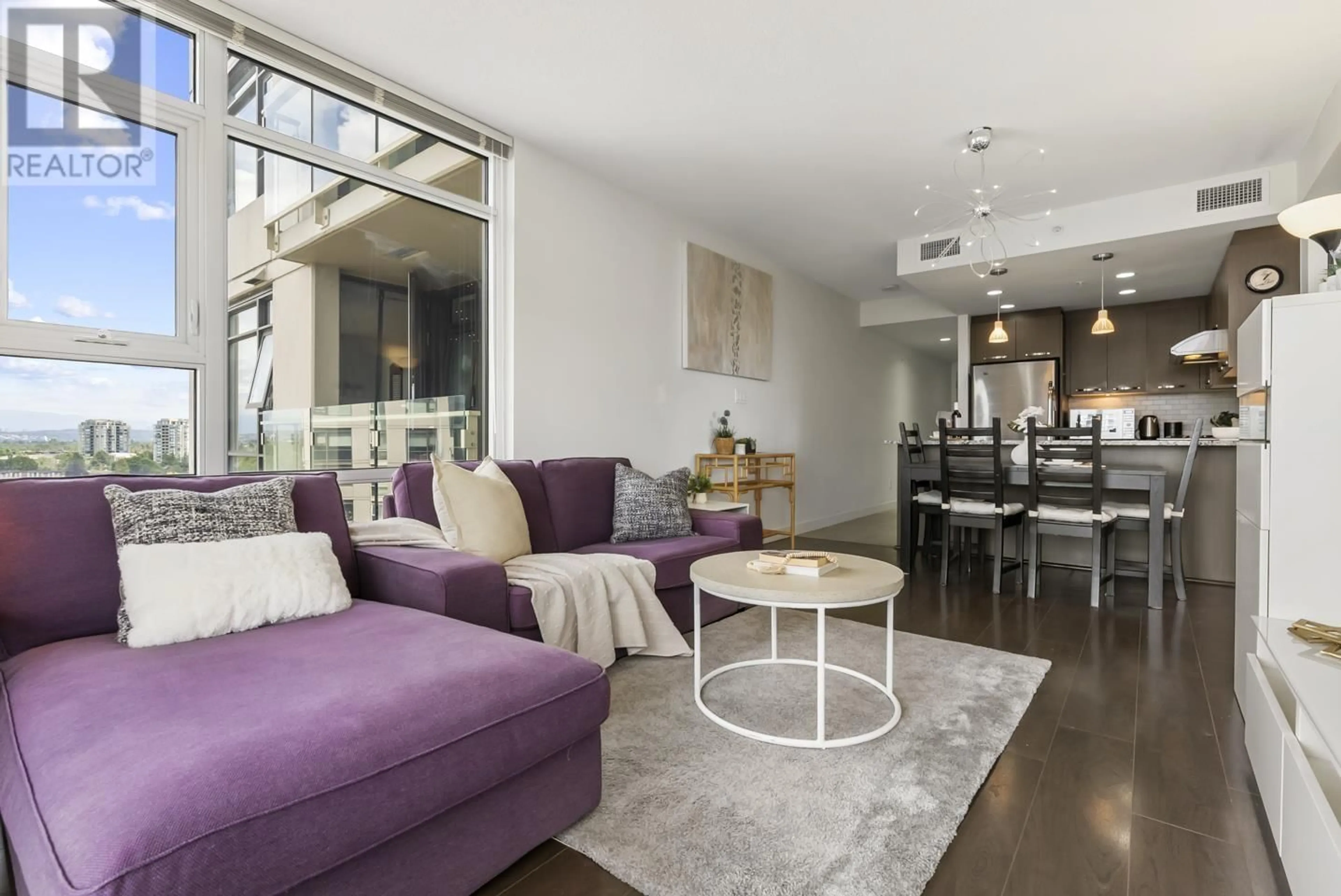 Living room with furniture, unknown for 1207 - 8333 ANDERSON ROAD, Richmond British Columbia V6Y0E2
