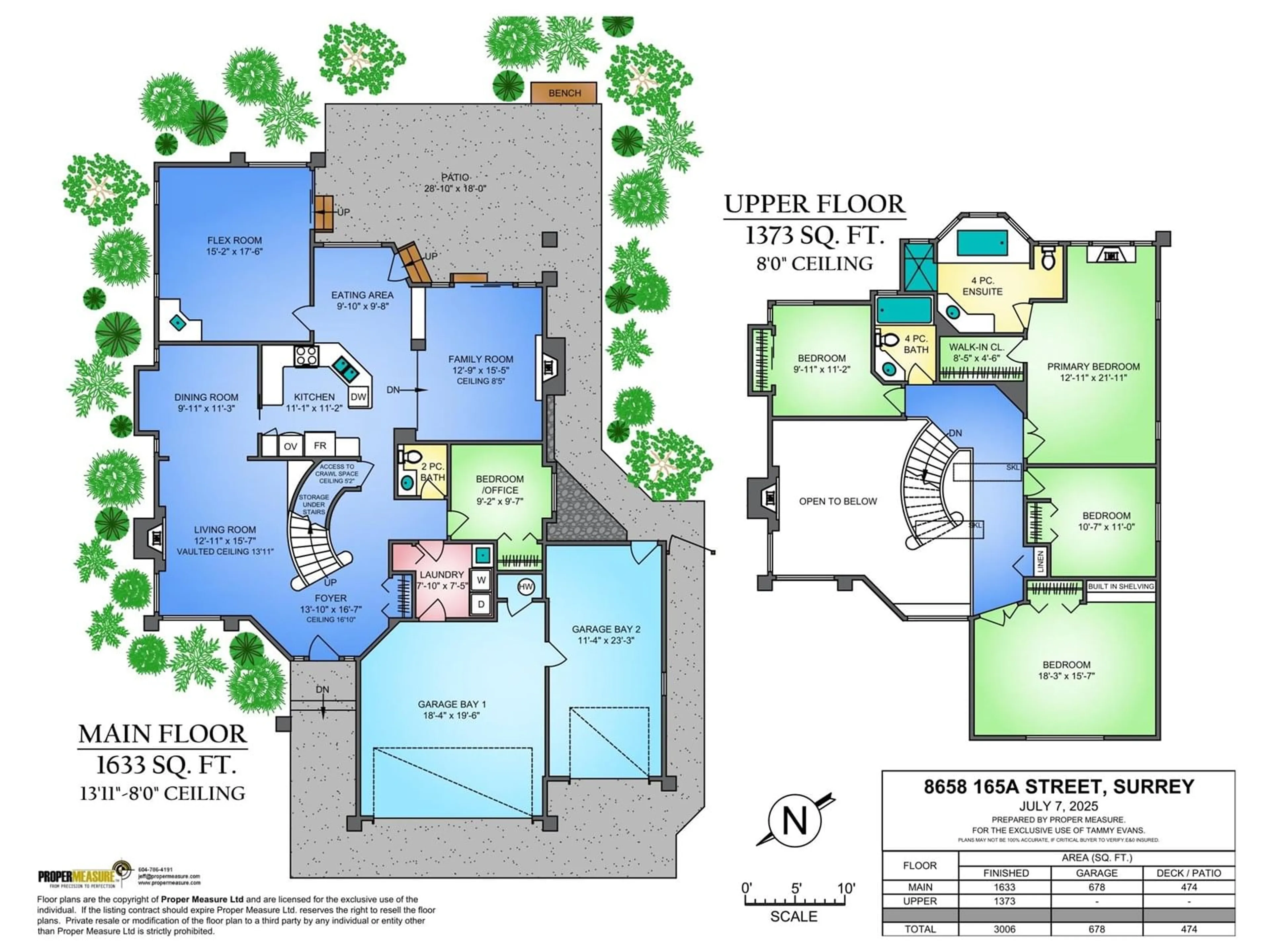 Floor plan for 8658 165A, Surrey British Columbia V4N3G7