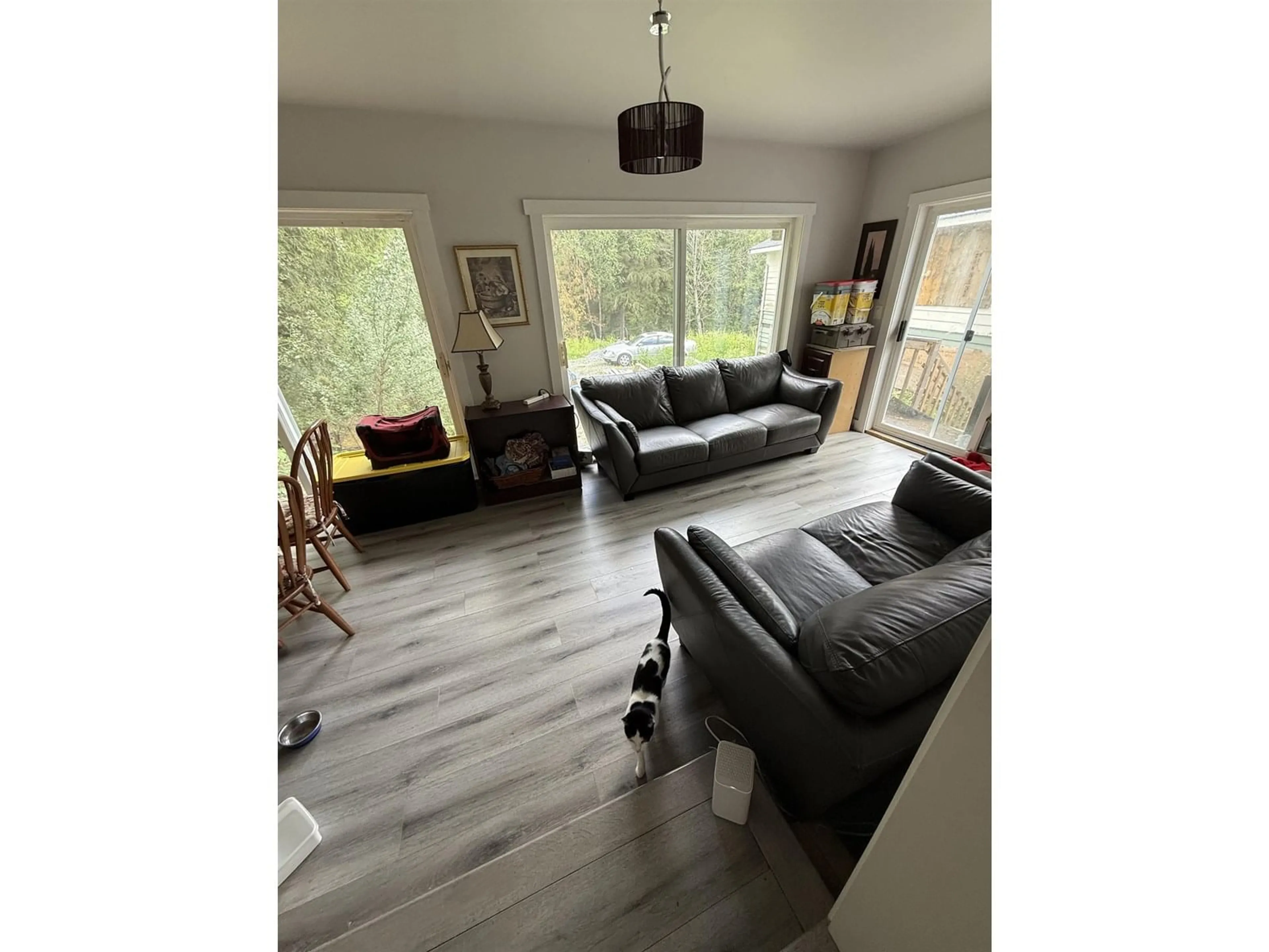 Living room with furniture, wood/laminate floor for 488 240, Langley British Columbia V2Z2X6