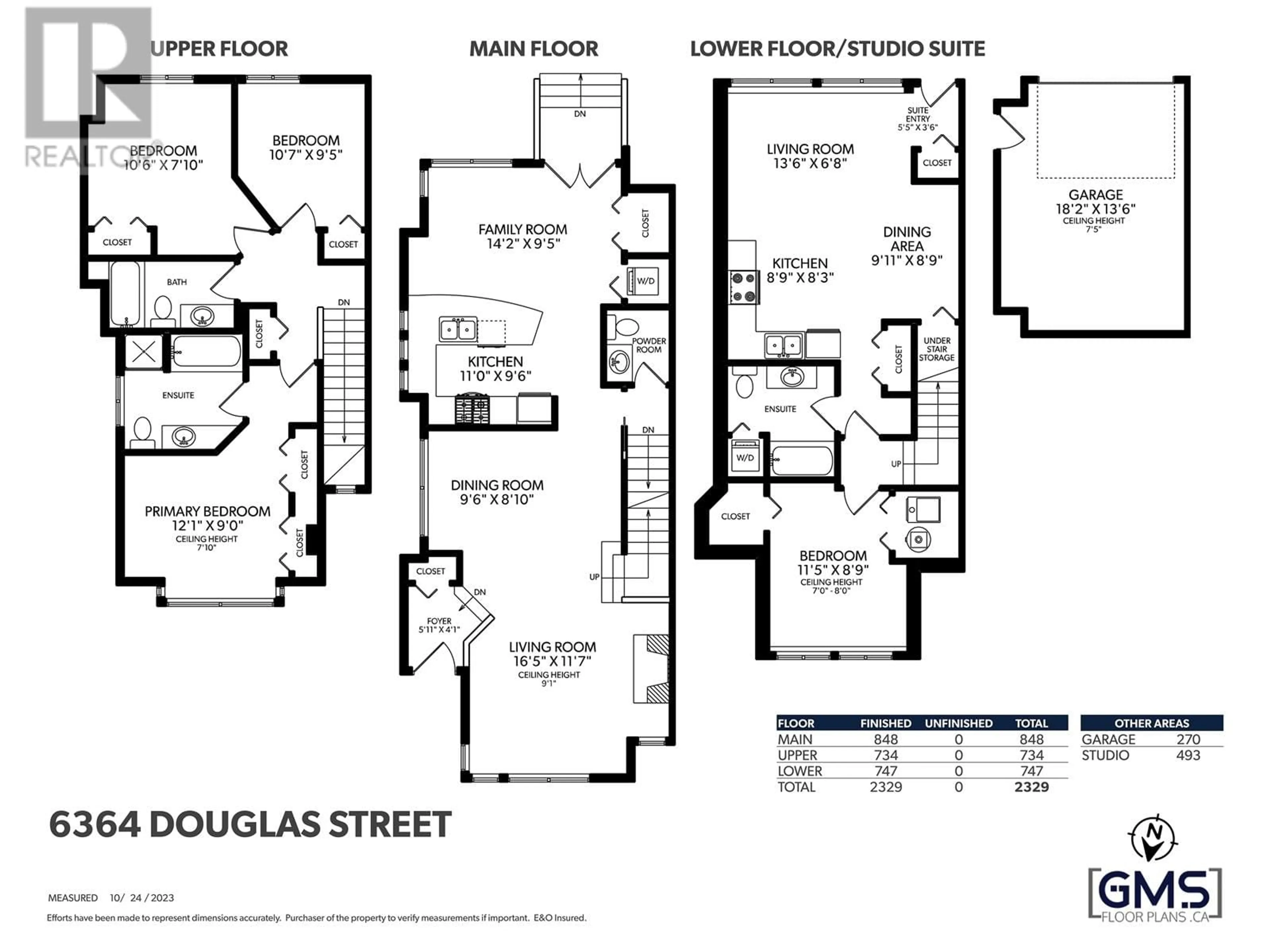 Floor plan for 6364 DOUGLAS STREET, West Vancouver British Columbia V7W2E9