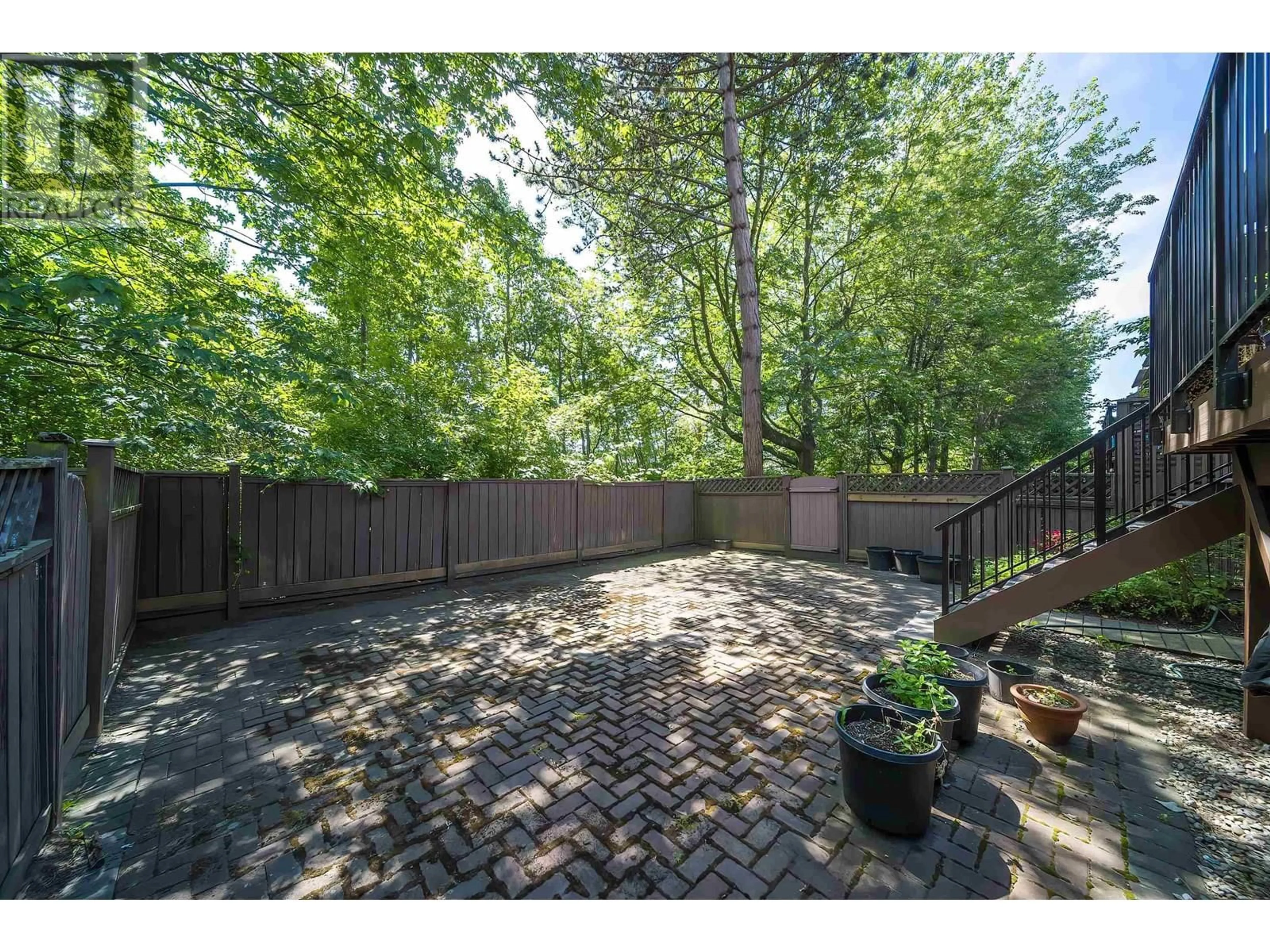 Patio, forest/trees view for 41 - 5380 SMITH DRIVE, Richmond British Columbia V6V2K8