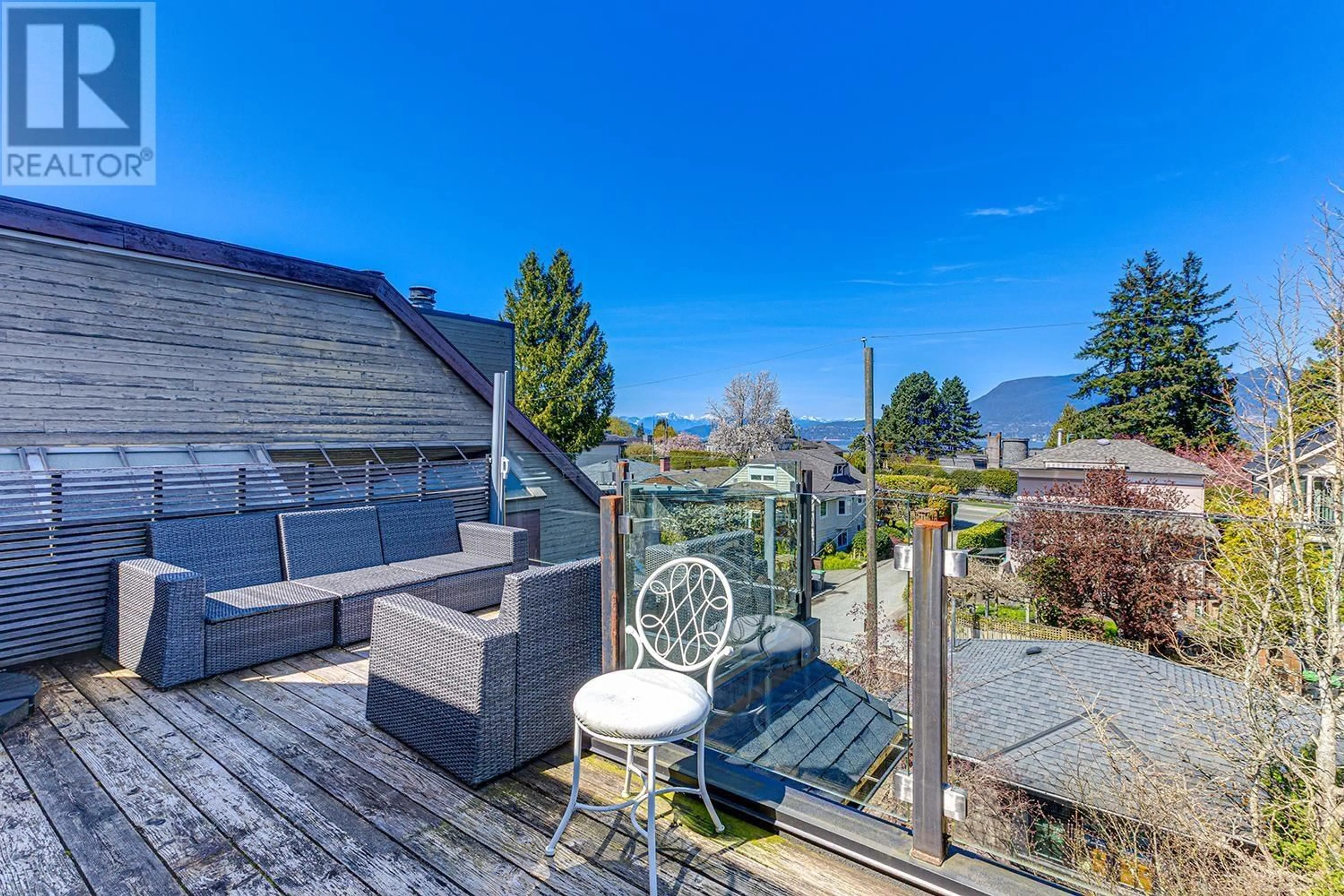 Patio, water/lake/river/ocean view for 4459 5TH AVENUE, Vancouver British Columbia V6R1S4