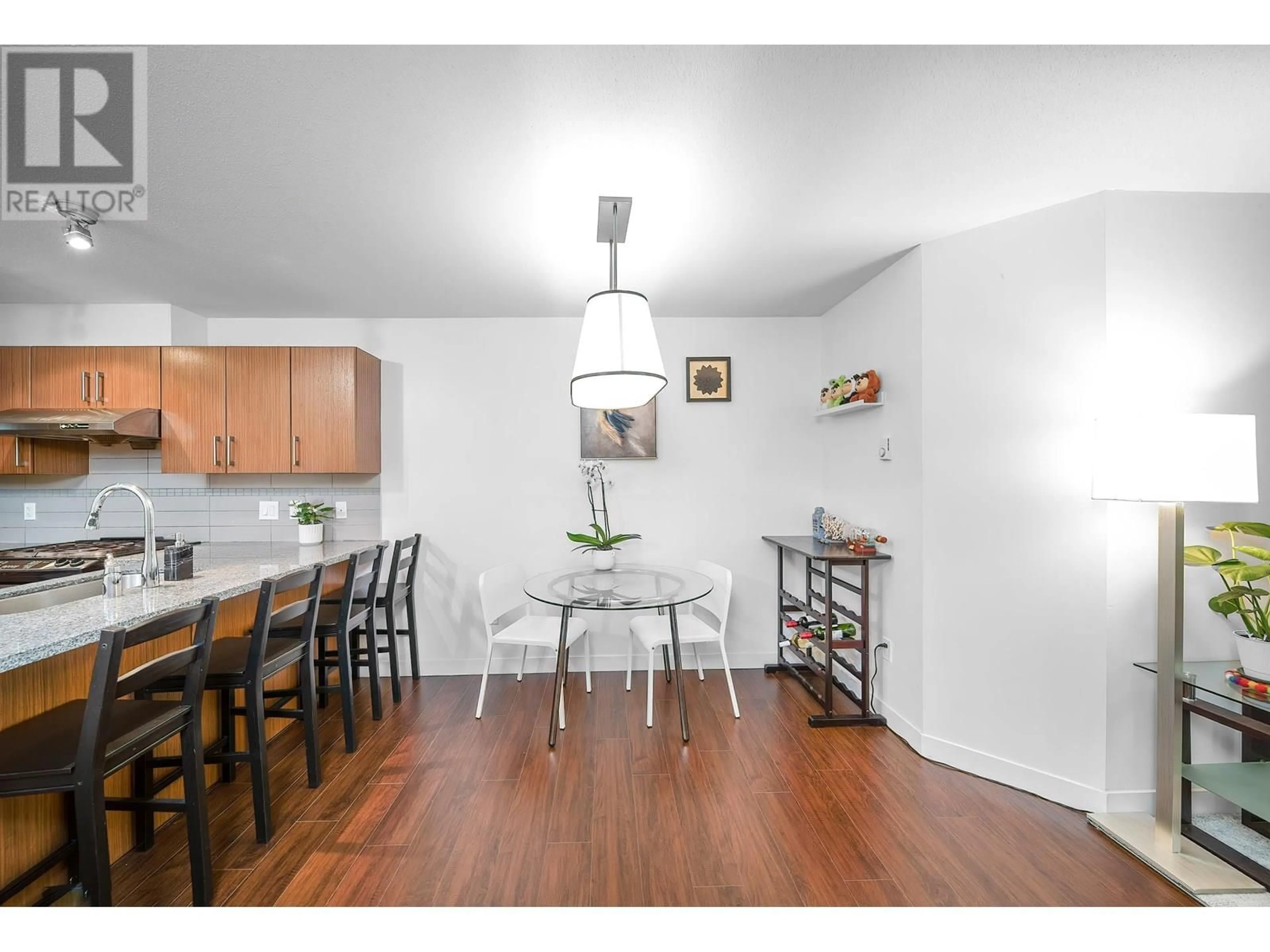 Dining room, wood/laminate floor for 114 - 6828 ECKERSLEY ROAD, Richmond British Columbia V6Y0E8