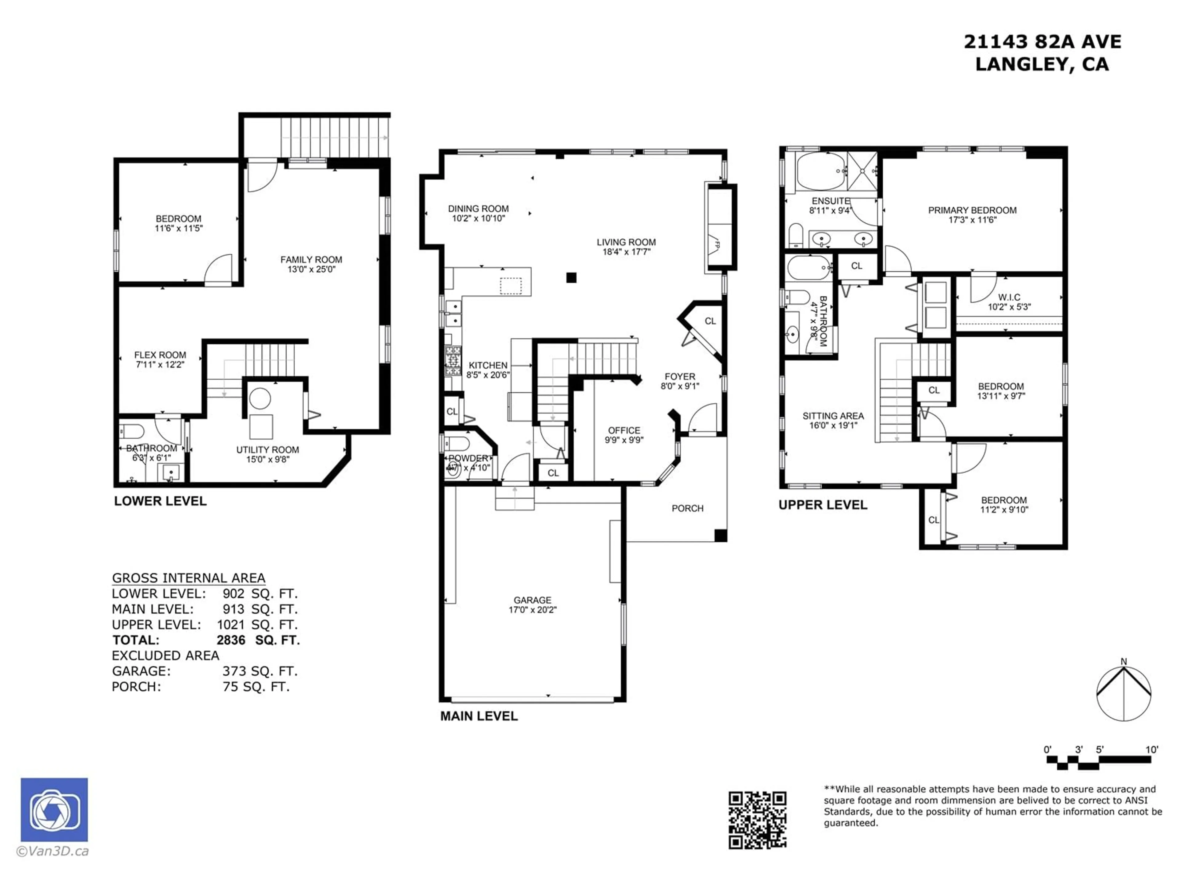 Floor plan for 21143 82A, Langley British Columbia V2Y0B5
