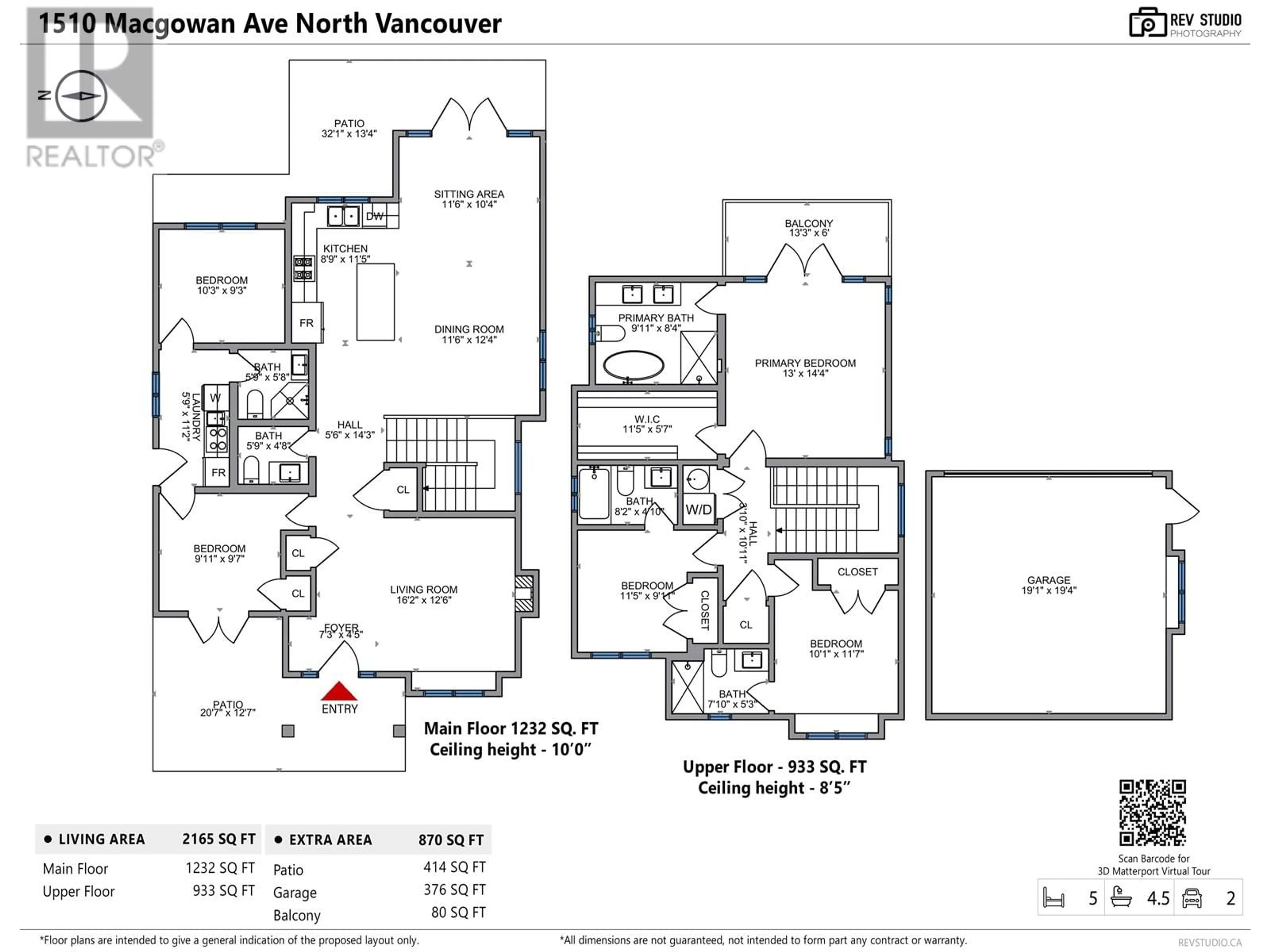 Floor plan for 1510 MACGOWAN AVENUE, North Vancouver British Columbia V7P1N4