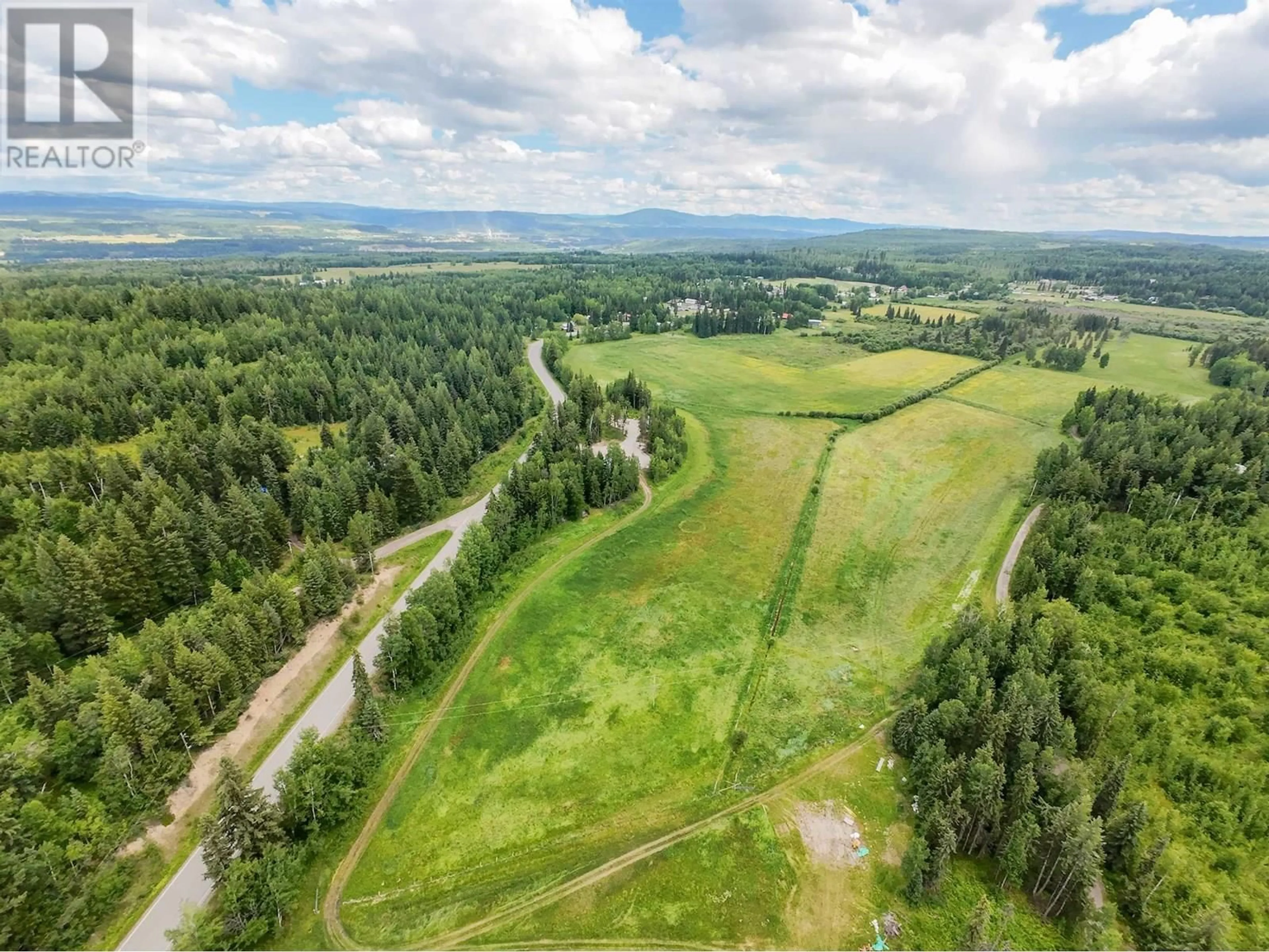 A pic from outside/outdoor area/front of a property/back of a property/a pic from drone, forest/trees view for 2281 BLACKWATER ROAD, Quesnel British Columbia V2J7C5