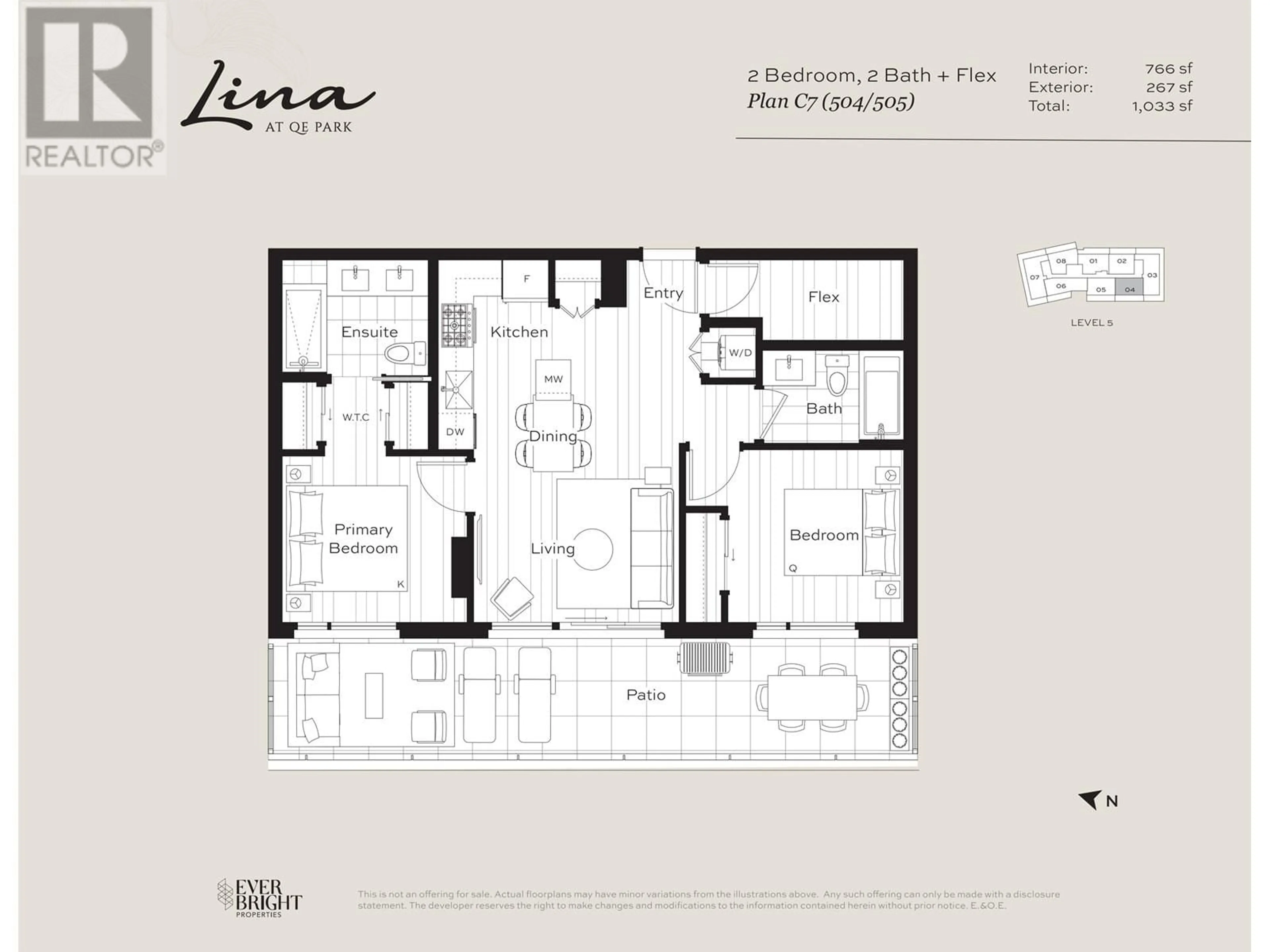 Floor plan for 505 - 5212 CAMBIE STREET, Vancouver British Columbia V5Z2Z7