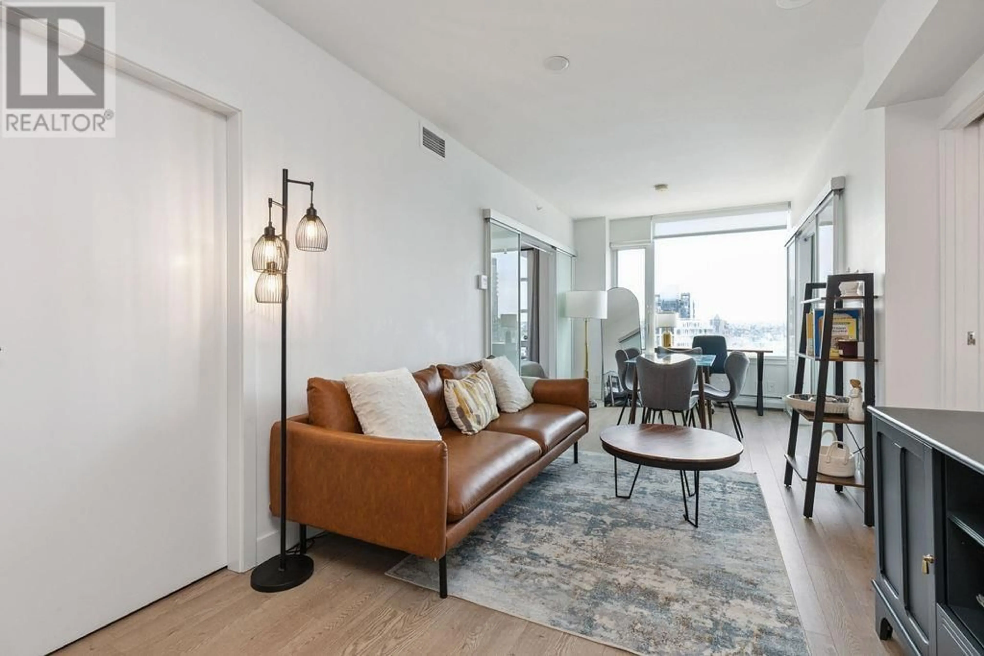 Living room with furniture, unknown for 3005 - 1283 HOWE STREET, Vancouver British Columbia V6Z0E3