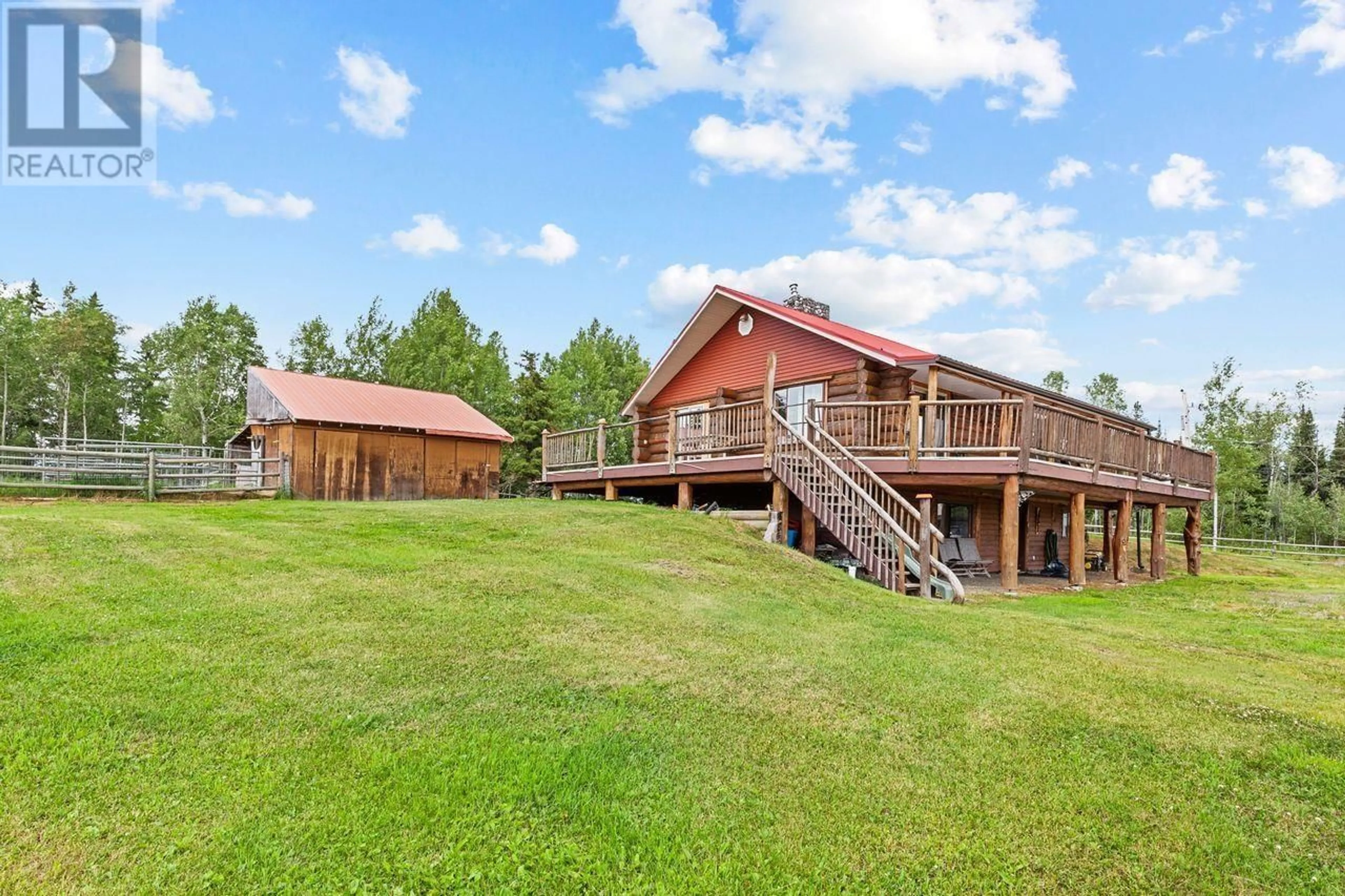 A pic from outside/outdoor area/front of a property/back of a property/a pic from drone, water/lake/river/ocean view for 11020 SALMON VALLEY ROAD, Prince George British Columbia V2K5T4