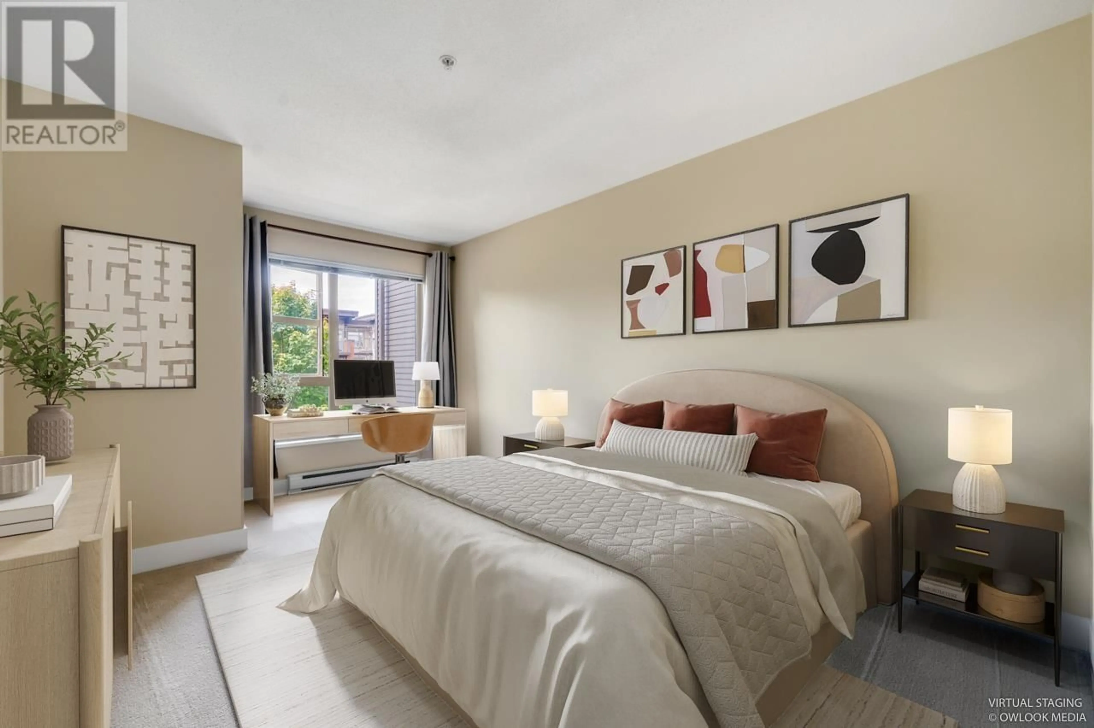 Bedroom with bed, unknown for 302 - 2388 WESTERN PARKWAY, Vancouver British Columbia V6T2K4