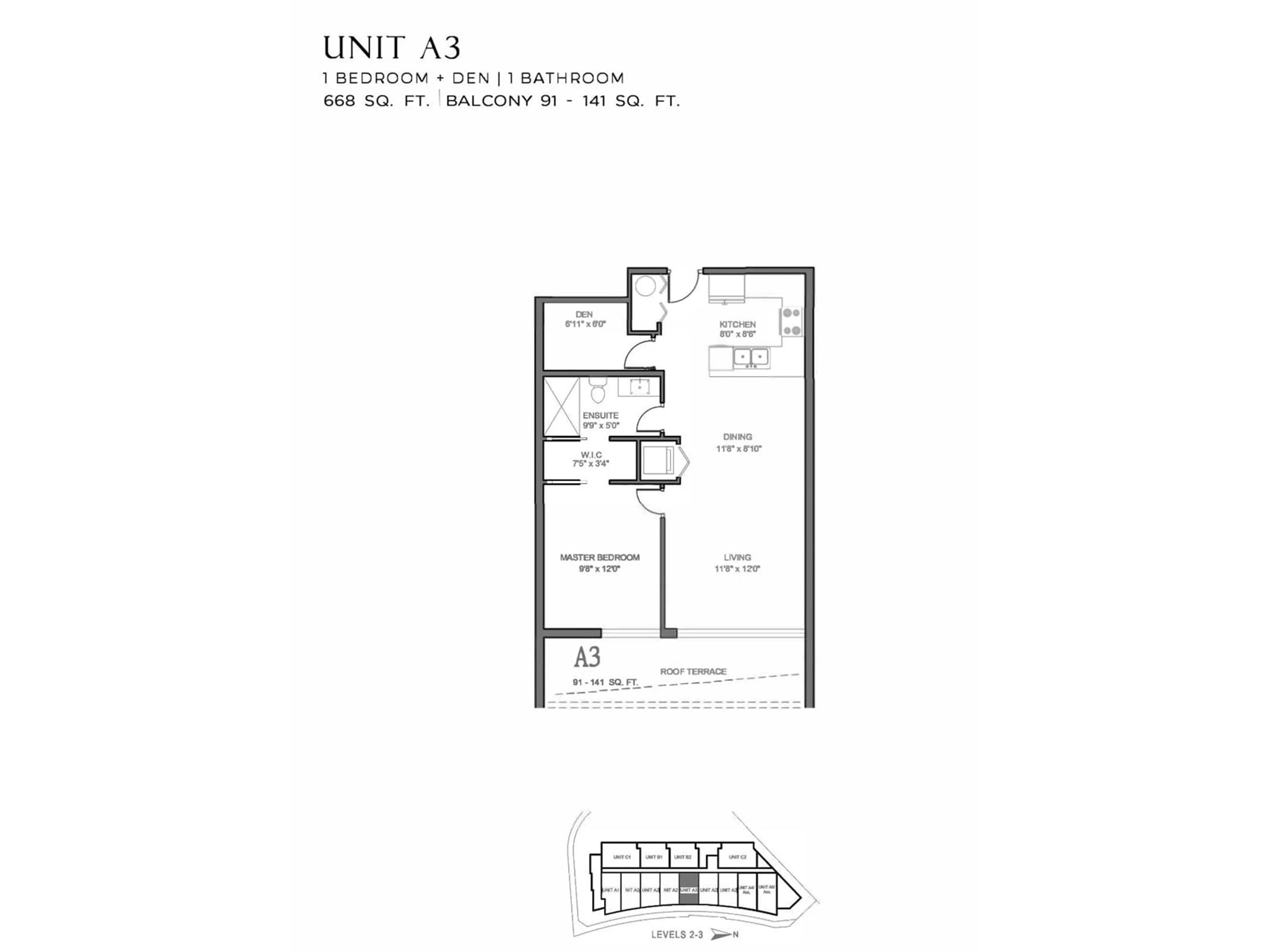 Floor plan for 206 - 2233 156, Surrey British Columbia V4A4V3
