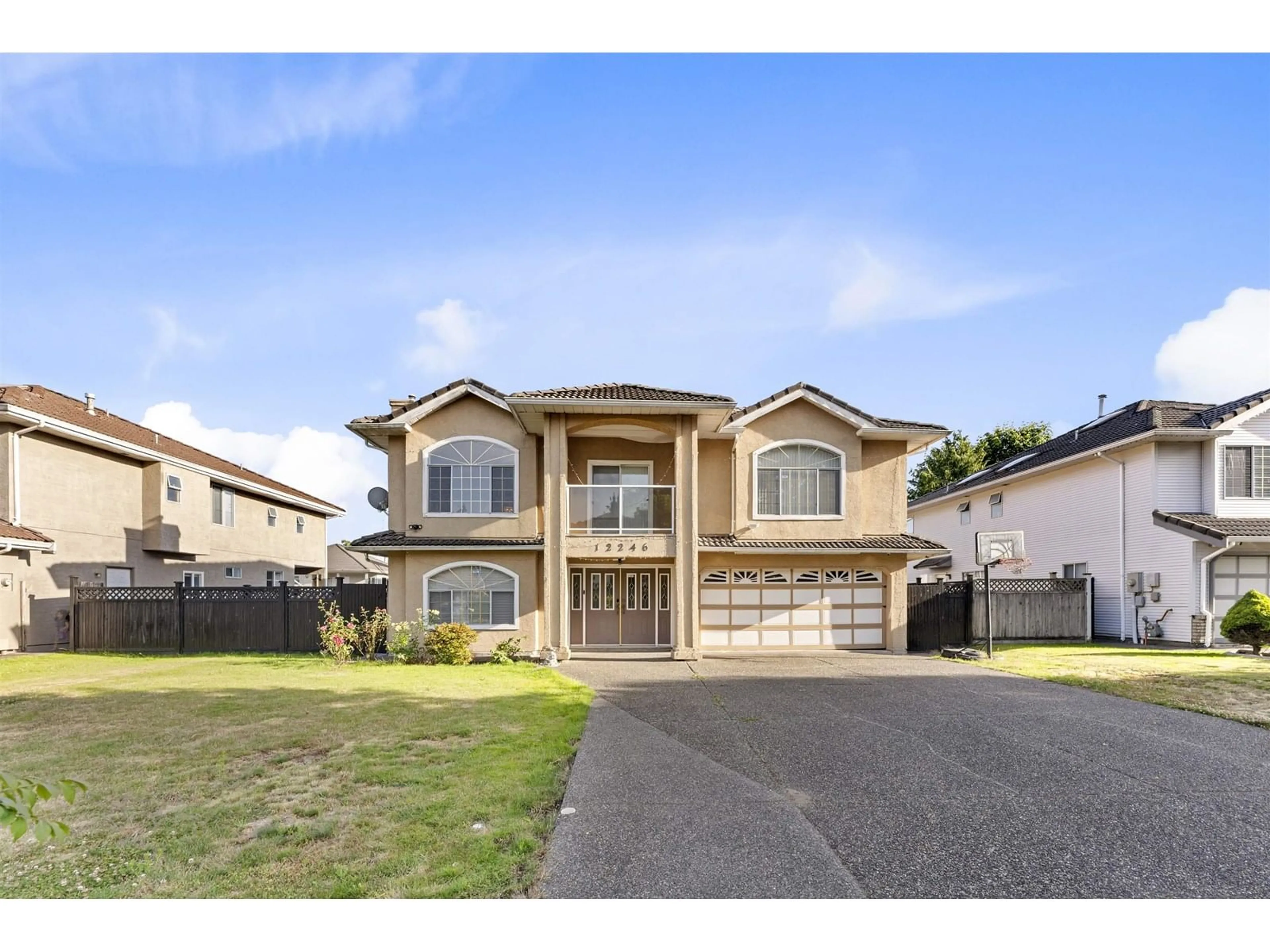 Home with vinyl exterior material, street for 12246 64A, Surrey British Columbia V3W3R8