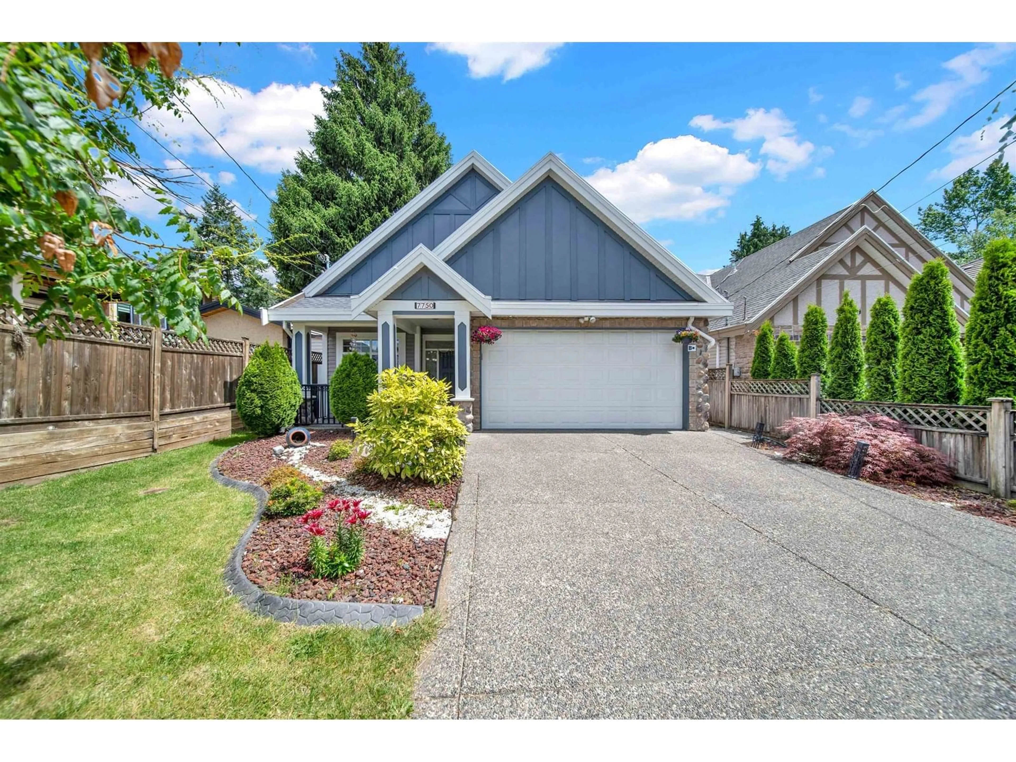 Home with vinyl exterior material, street for 7750 118, Delta British Columbia V4C6G8