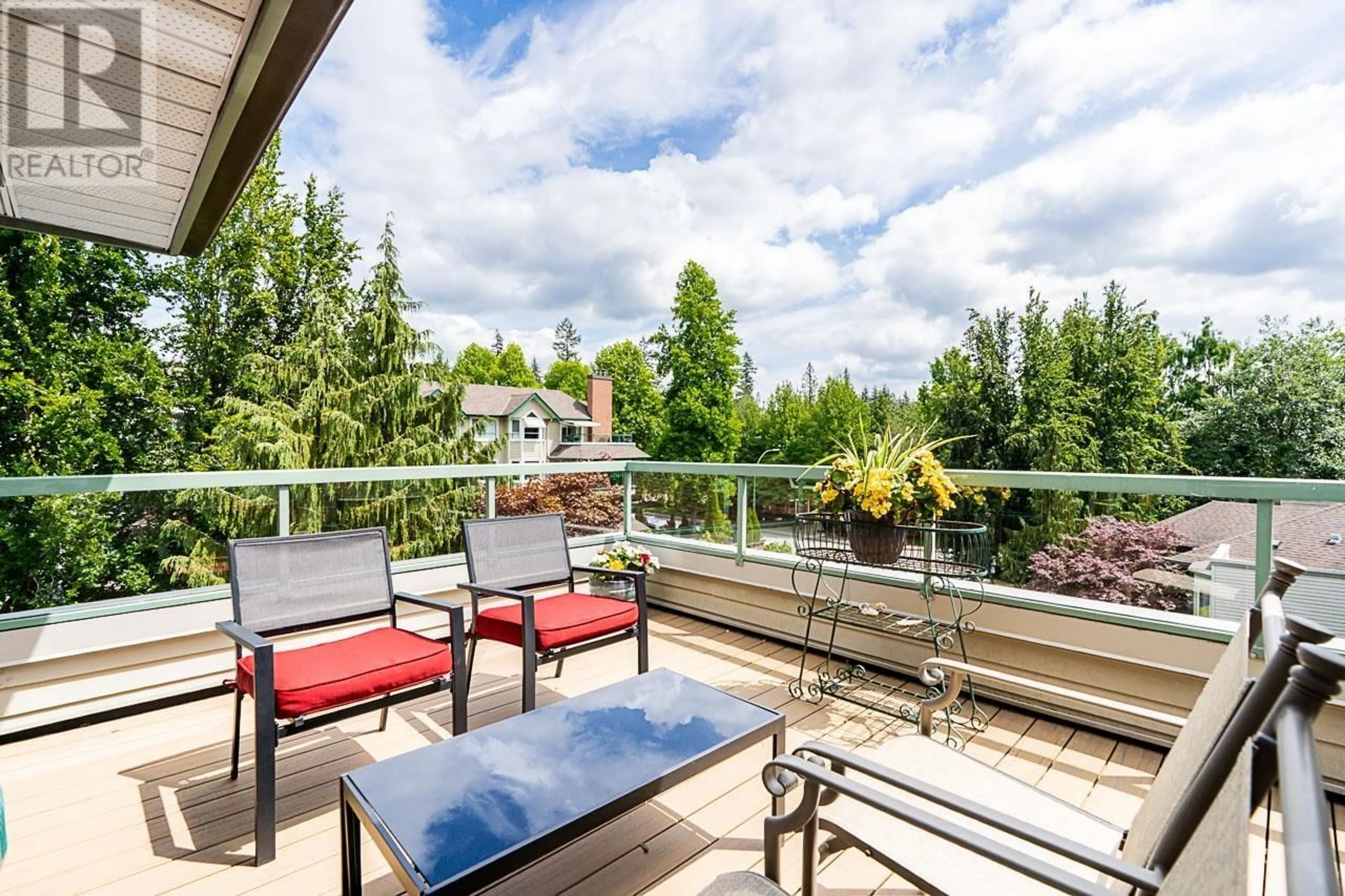Patio, water/lake/river/ocean view for 411 - 3658 BANFF COURT, North Vancouver British Columbia V7H2Z9