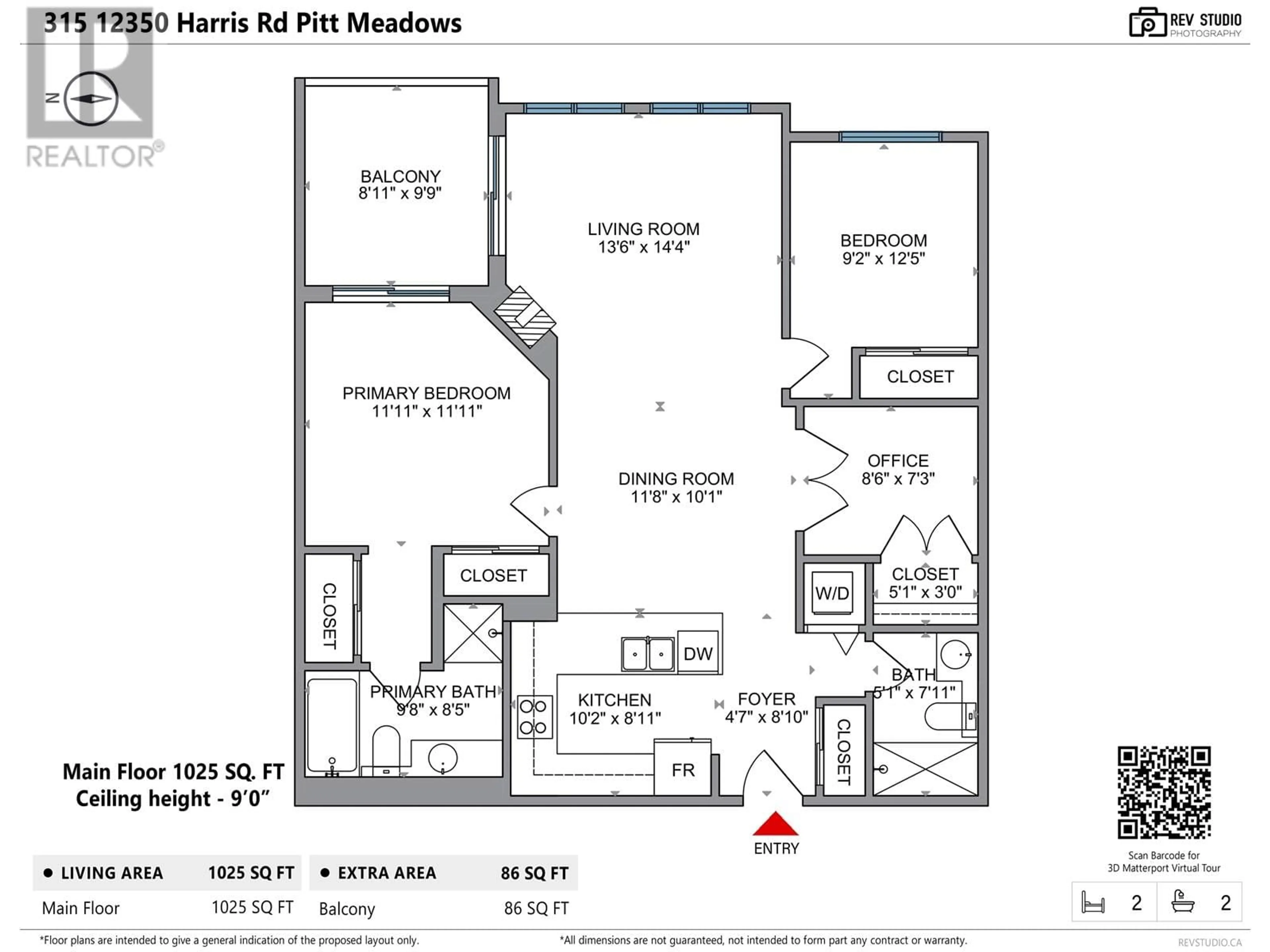 Floor plan for 315 - 12350 HARRIS ROAD, Pitt Meadows British Columbia V3Y0C5