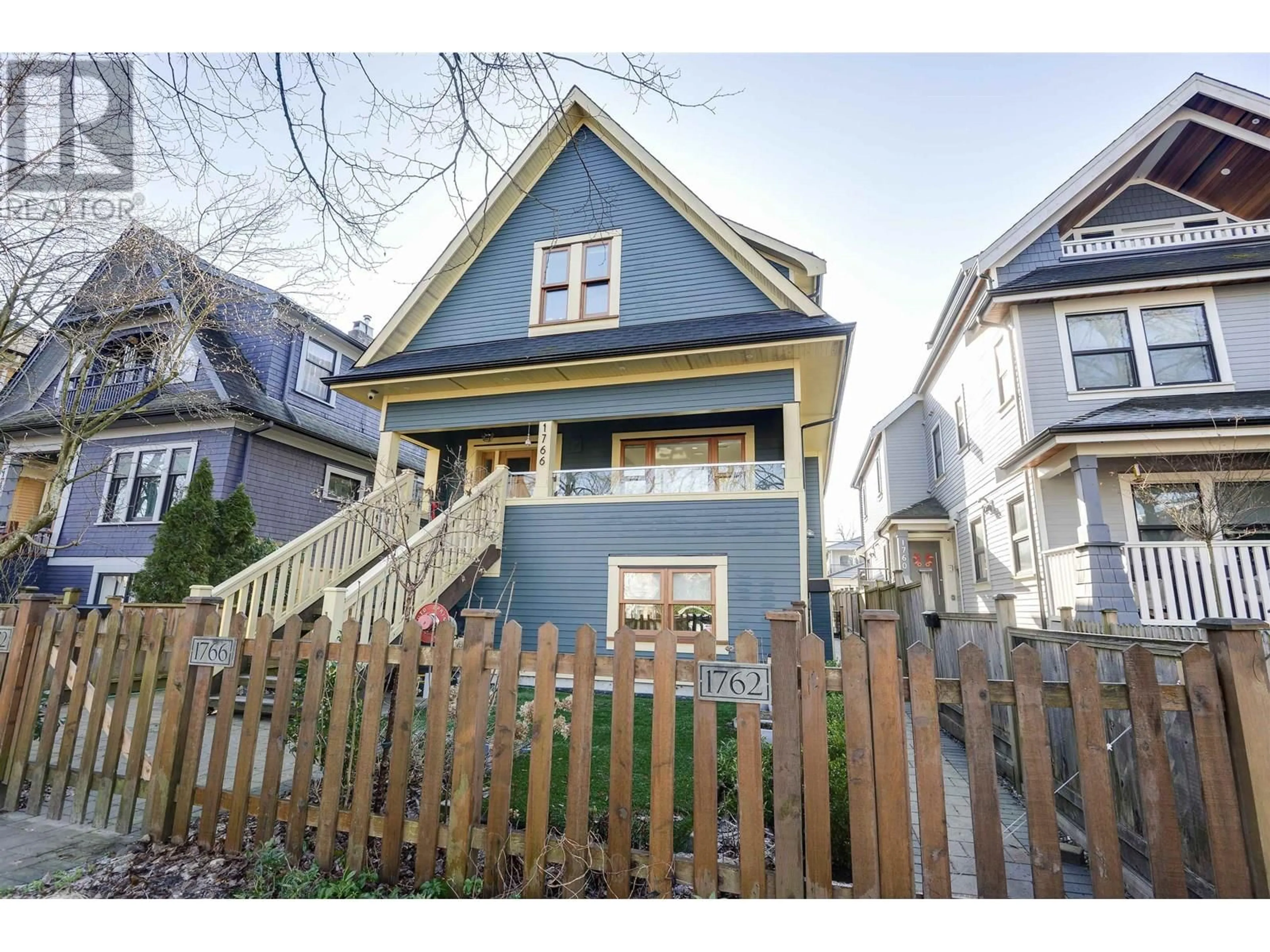 Home with vinyl exterior material, street for 1762 14TH AVENUE, Vancouver British Columbia V5N2E2