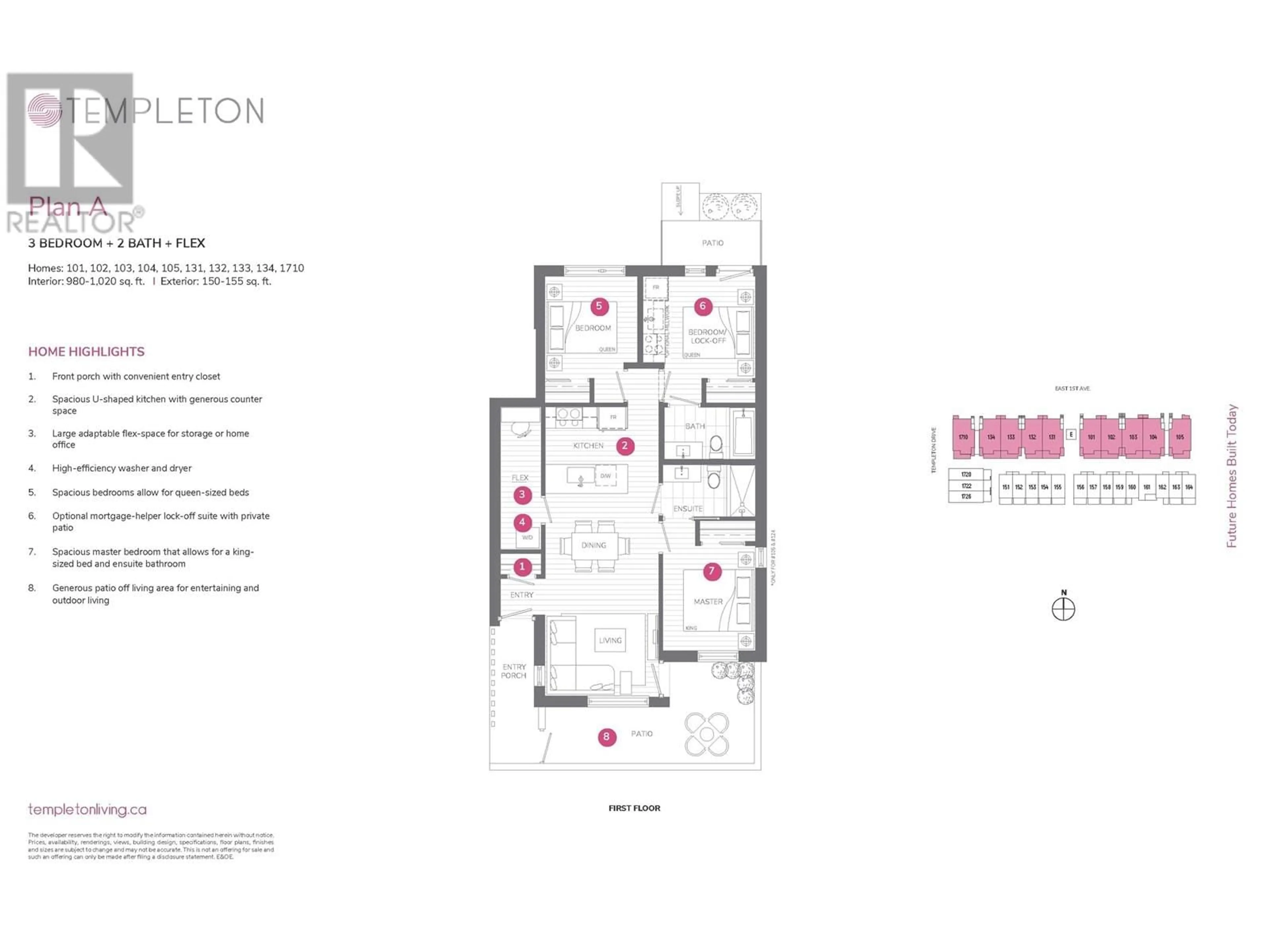Floor plan for 131 - 2250 1ST AVENUE, Vancouver British Columbia V5N1B6