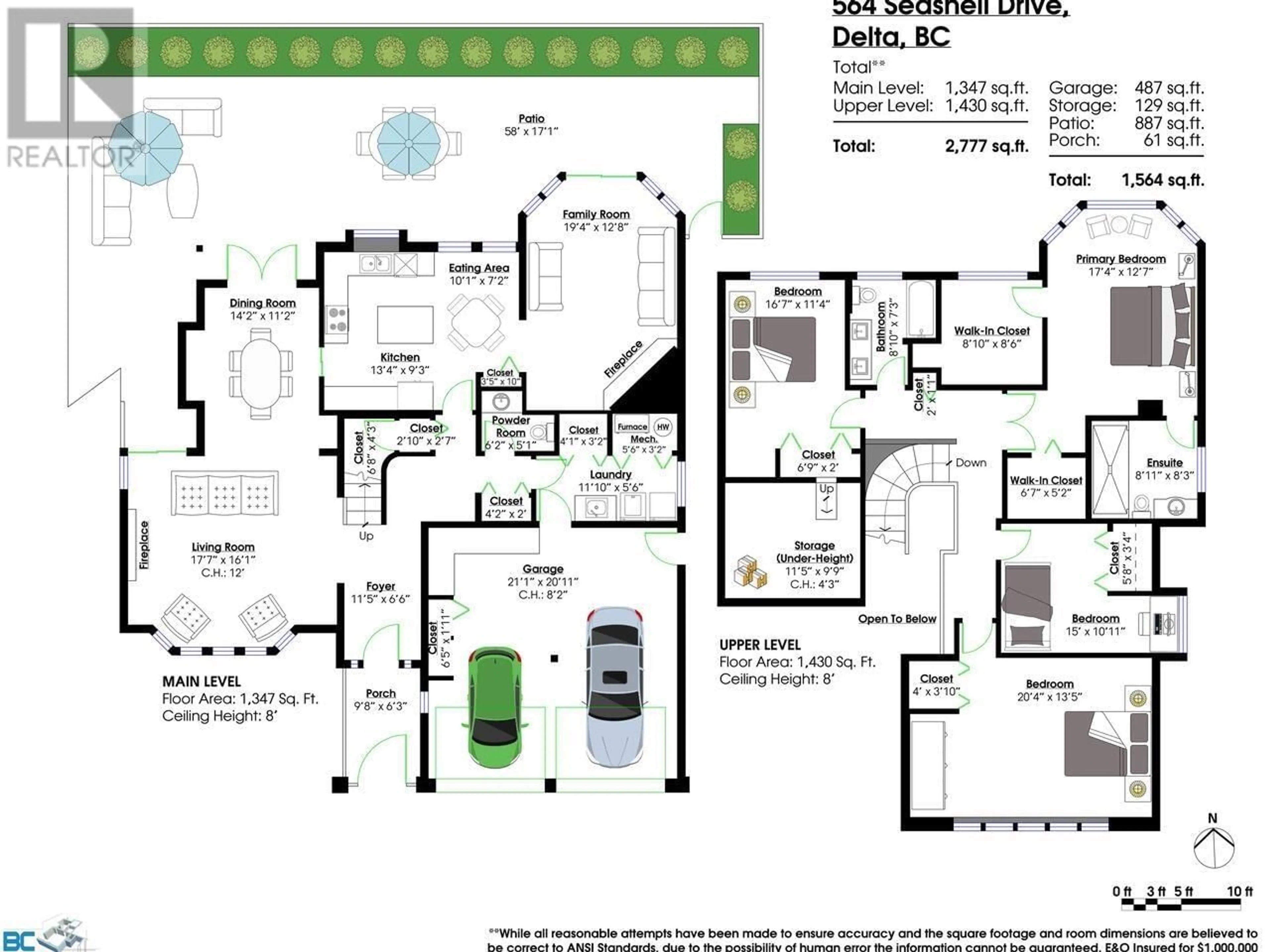 Floor plan for 564 SEASHELL DRIVE, Delta British Columbia V4L2K8