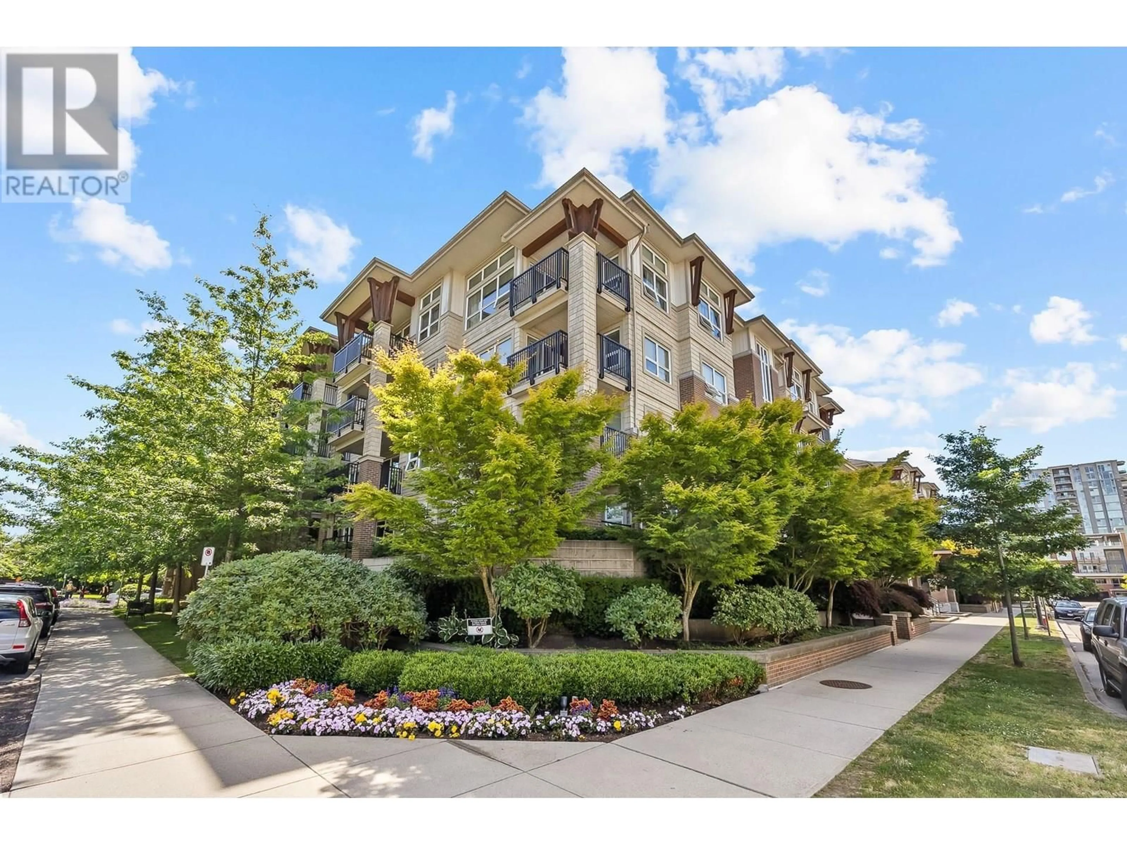 A pic from outside/outdoor area/front of a property/back of a property/a pic from drone, unknown for 213 - 6800 ECKERSLEY ROAD, Richmond British Columbia V6Y0E7