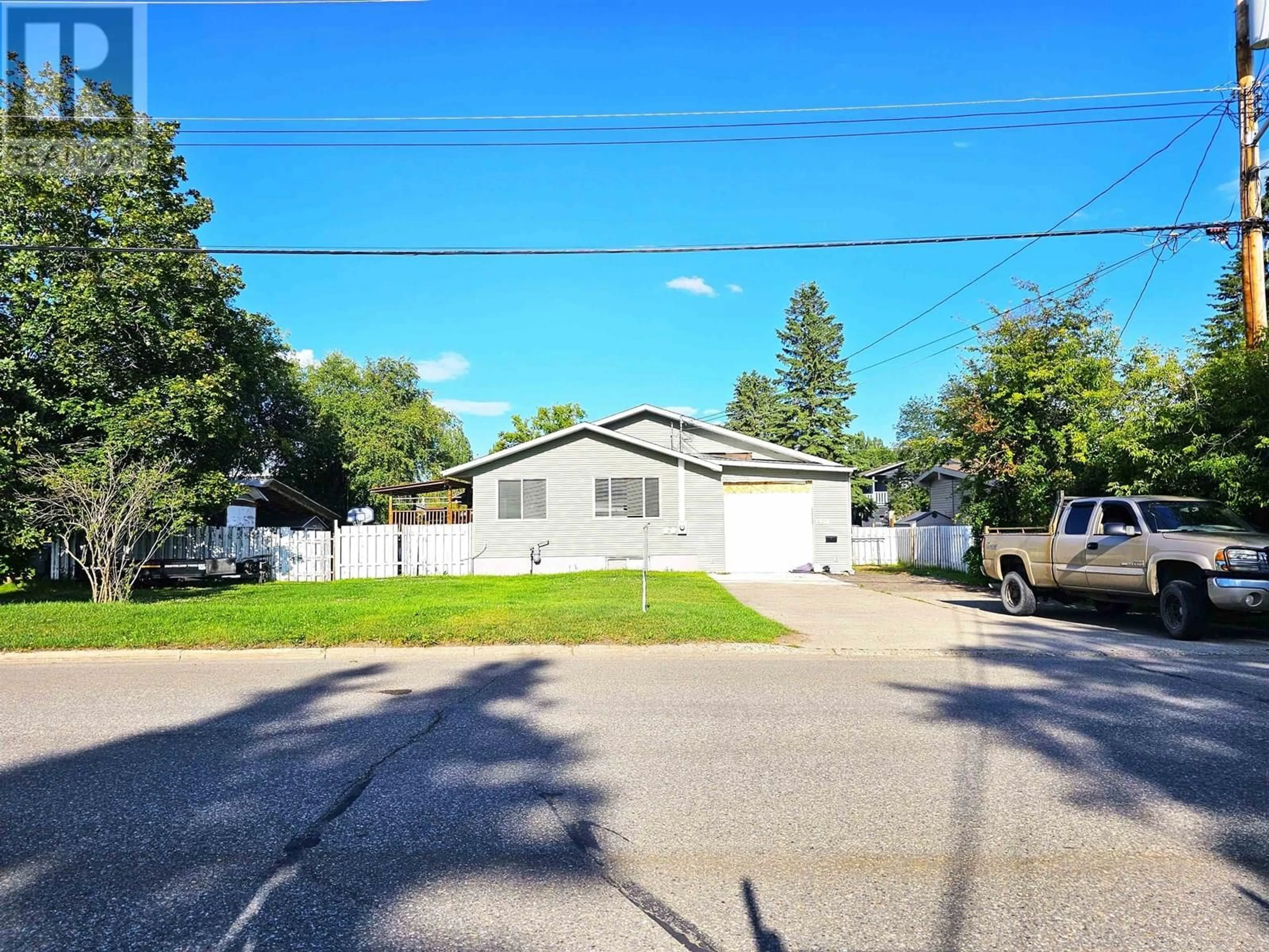 A pic from outside/outdoor area/front of a property/back of a property/a pic from drone, street for 2214 PINE STREET, Prince George British Columbia V2L1N1