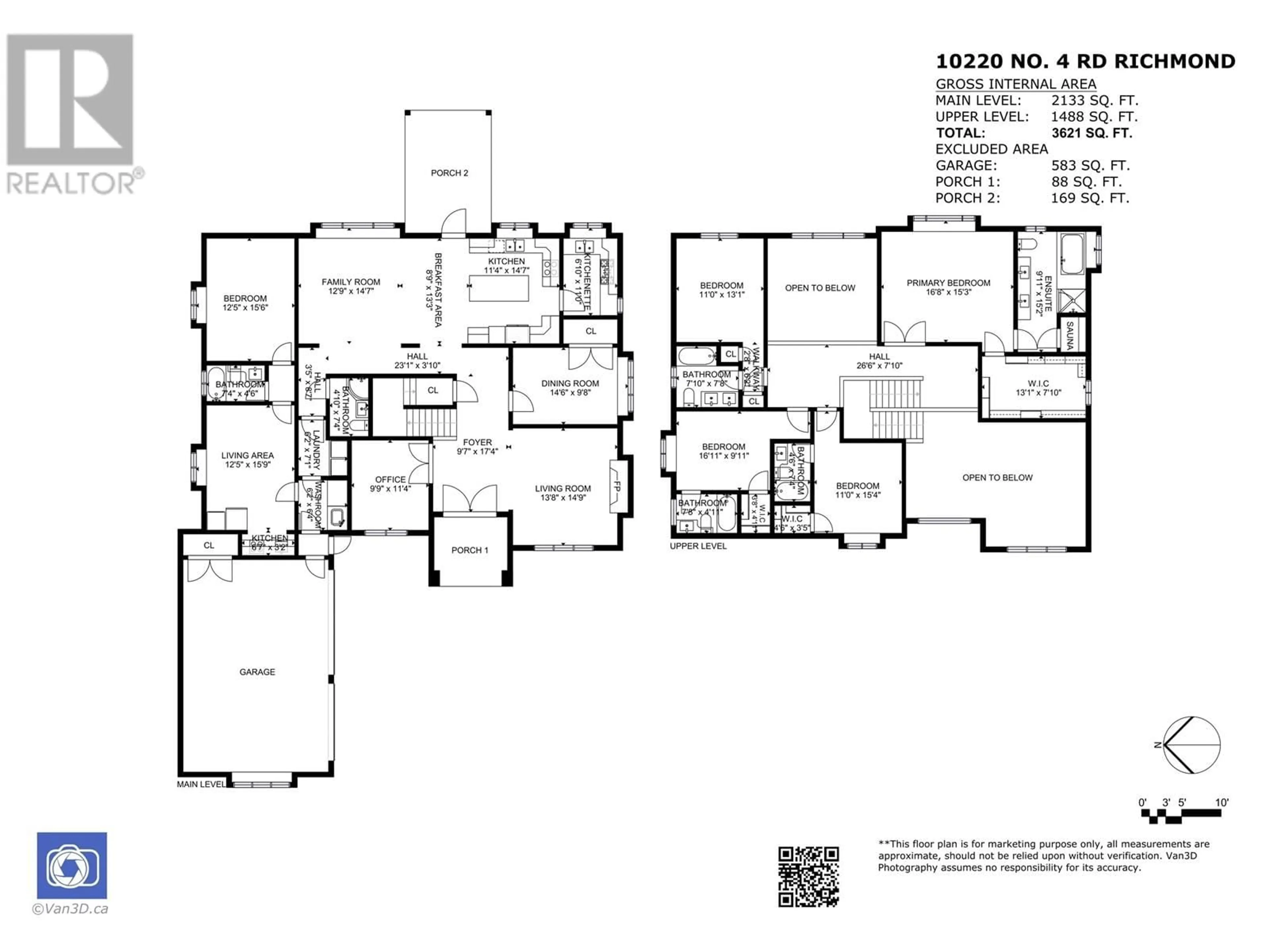 Floor plan for 10220 NO. 4 ROAD, Richmond British Columbia V7A2Z6