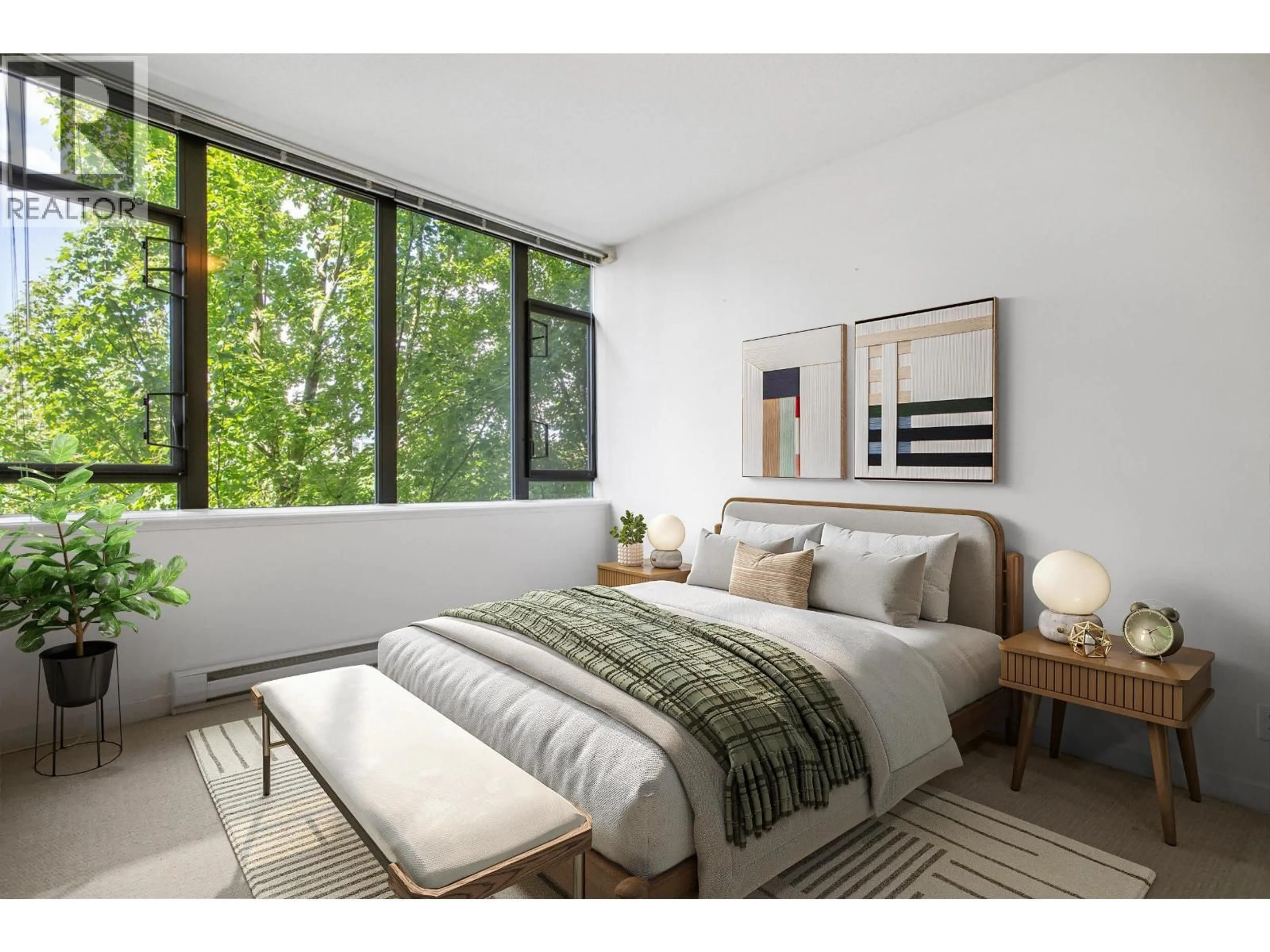 Bedroom with bed, unknown for 301 - 7362 ELMBRIDGE WAY, Richmond British Columbia V6X0A6