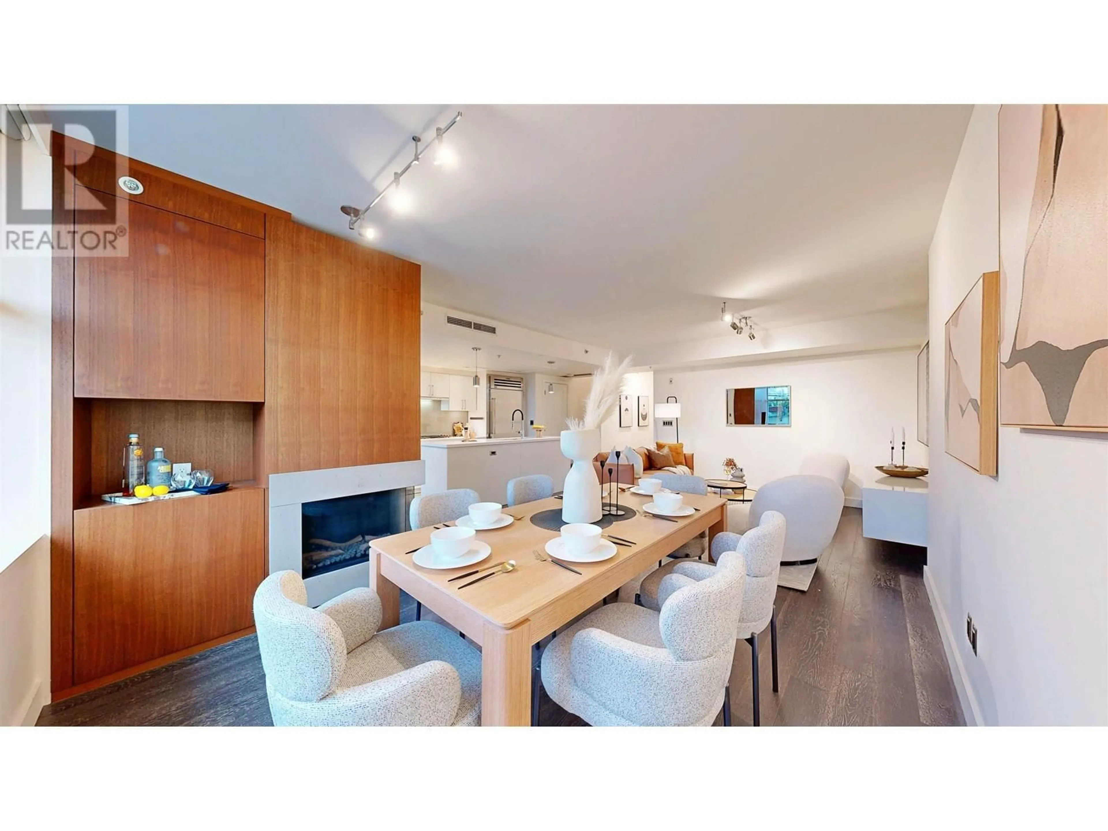 Dining room, wood/laminate floor for 105 - 3595 18TH AVENUE, Vancouver British Columbia V6S1A9