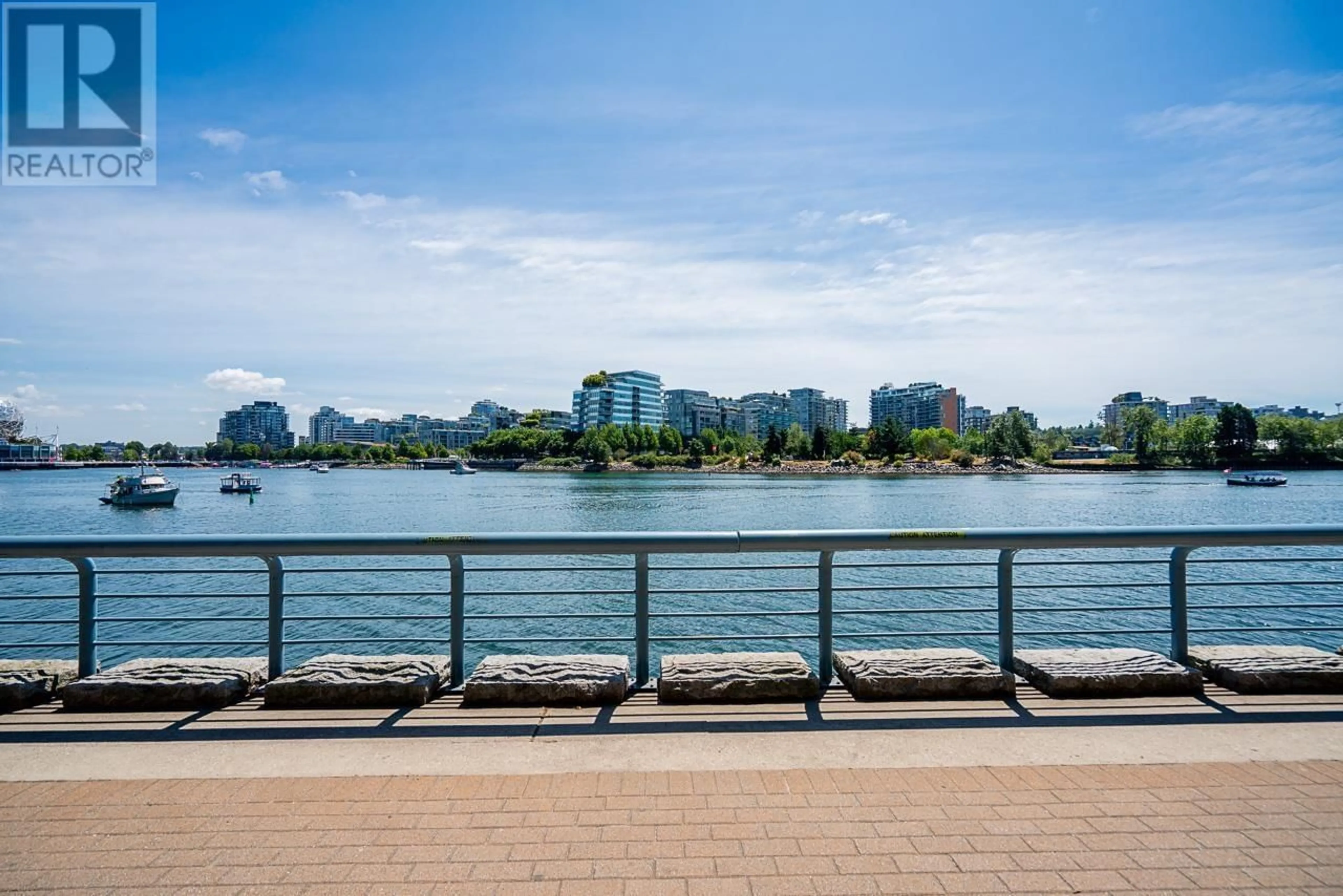 Patio, water/lake/river/ocean view for 106 - 980 COOPERAGE WAY, Vancouver British Columbia V6B0C3