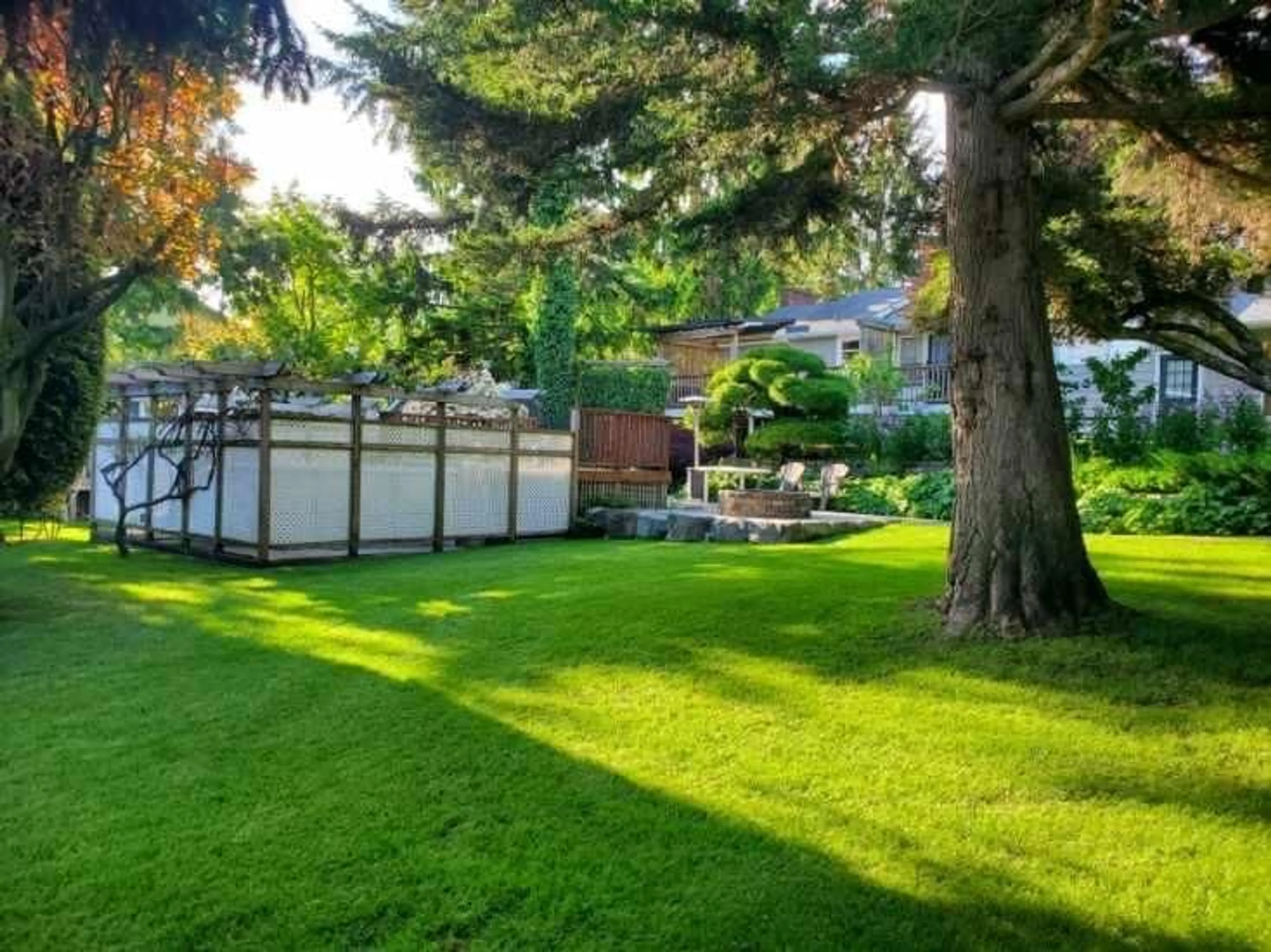 A pic from outside/outdoor area/front of a property/back of a property/a pic from drone, forest/trees view for 18227 55B, Surrey British Columbia V3S7Z2