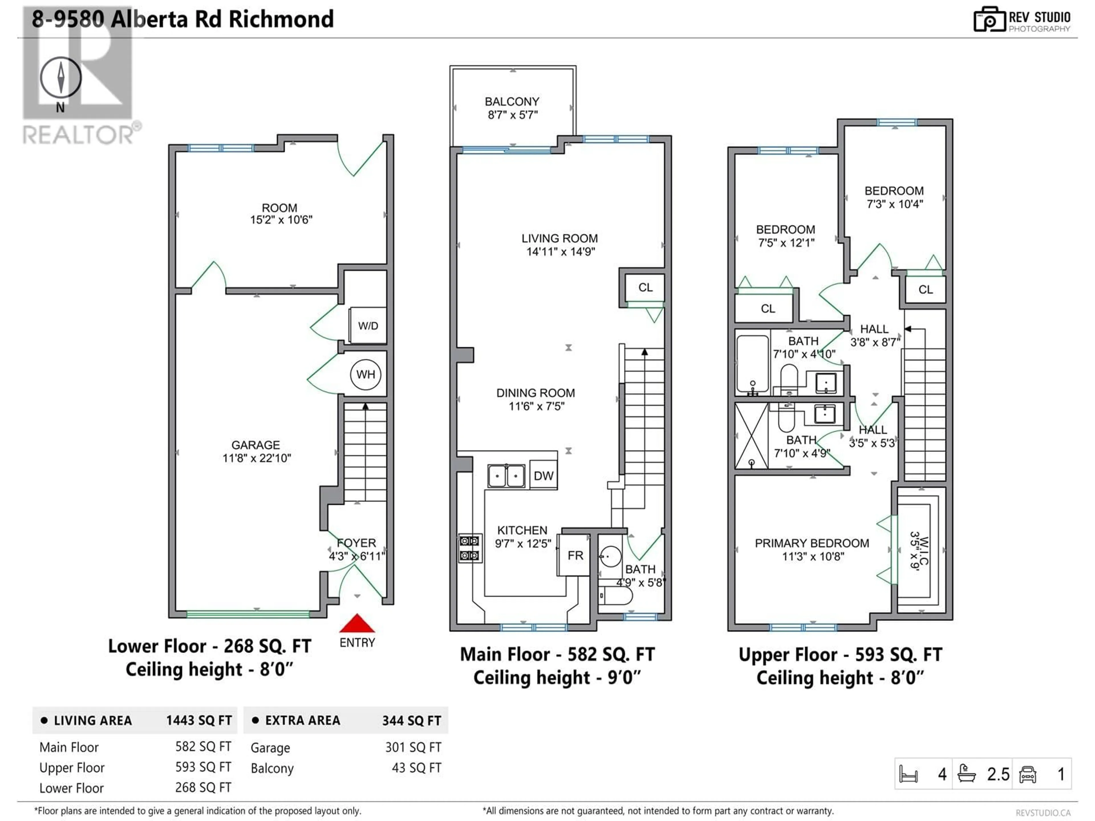Floor plan for 8 - 9580 ALBERTA ROAD, Richmond British Columbia V6Y1T6