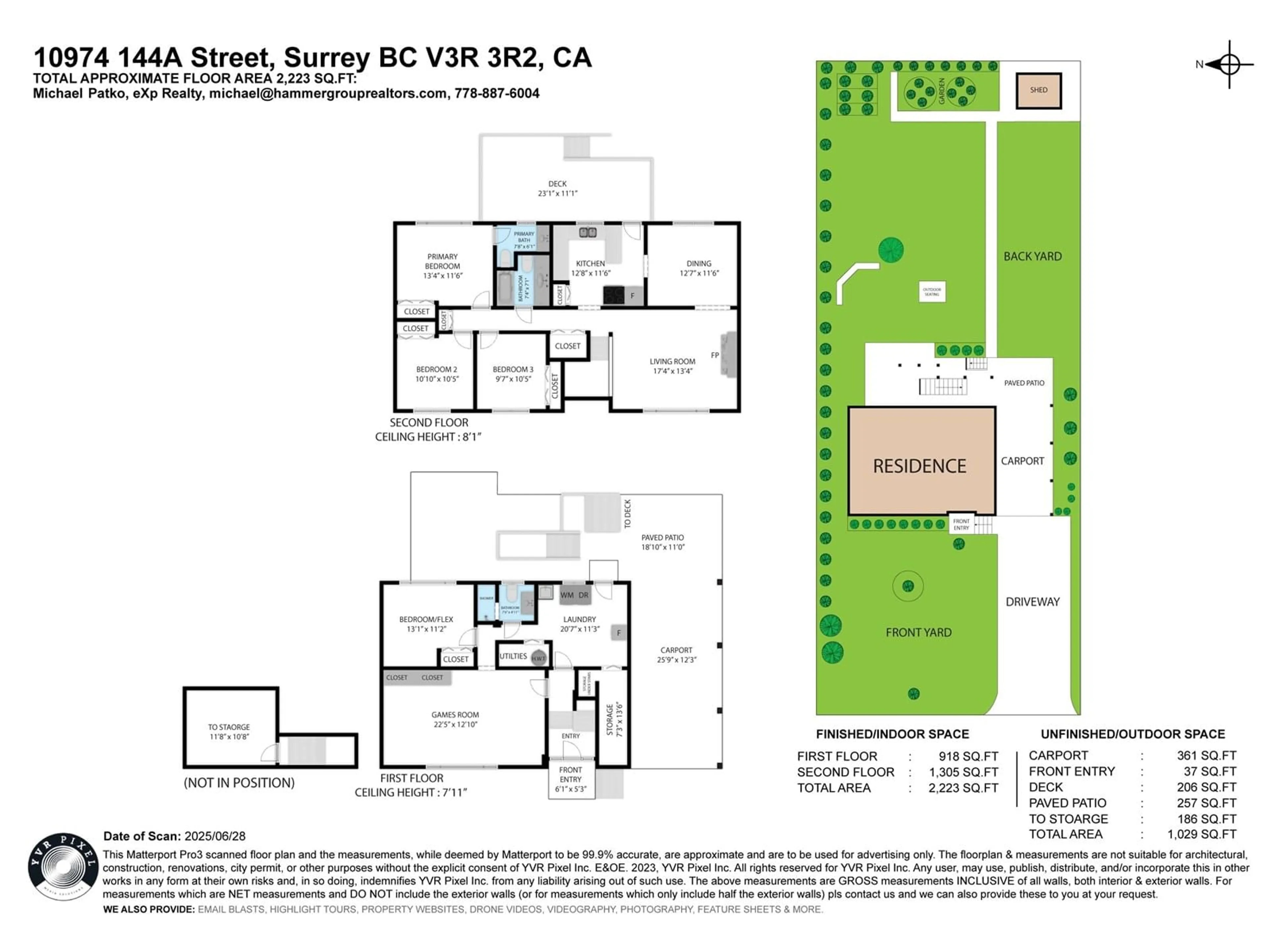 Floor plan for 10974 144A, Surrey British Columbia V3R3R2