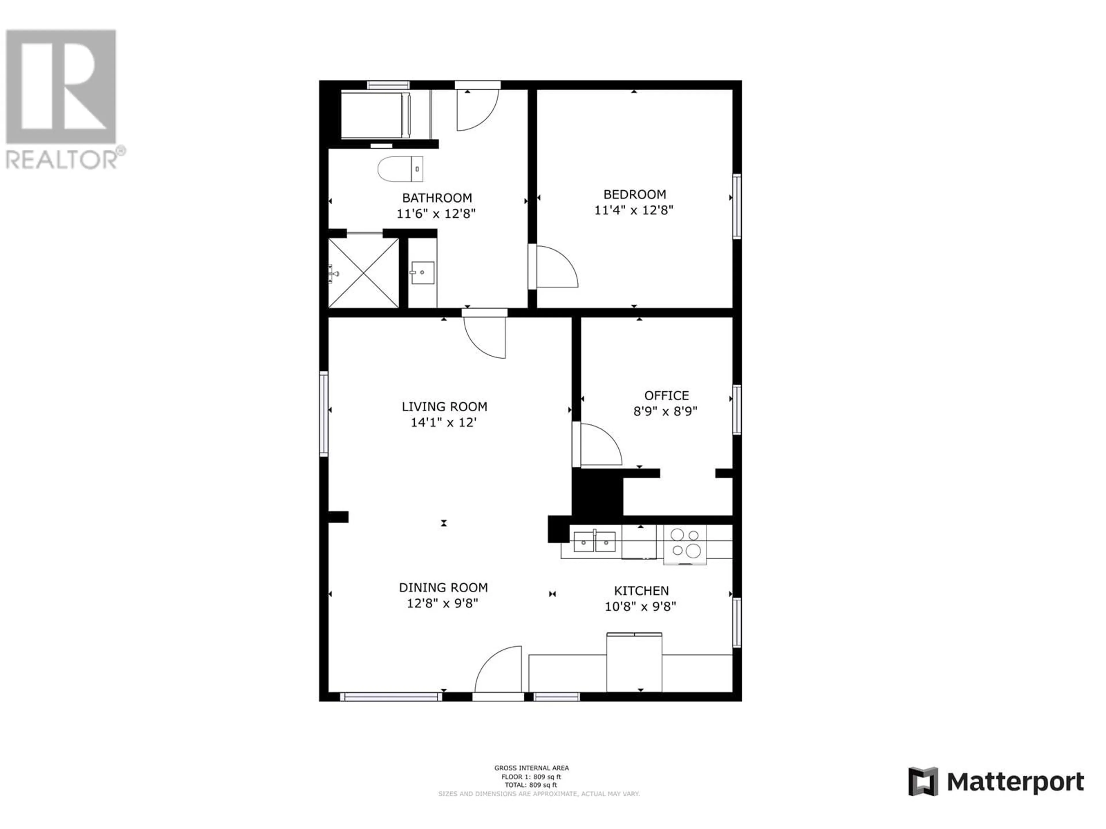 Floor plan for 11004 101 AVENUE, Fort St. John British Columbia V1J2C3