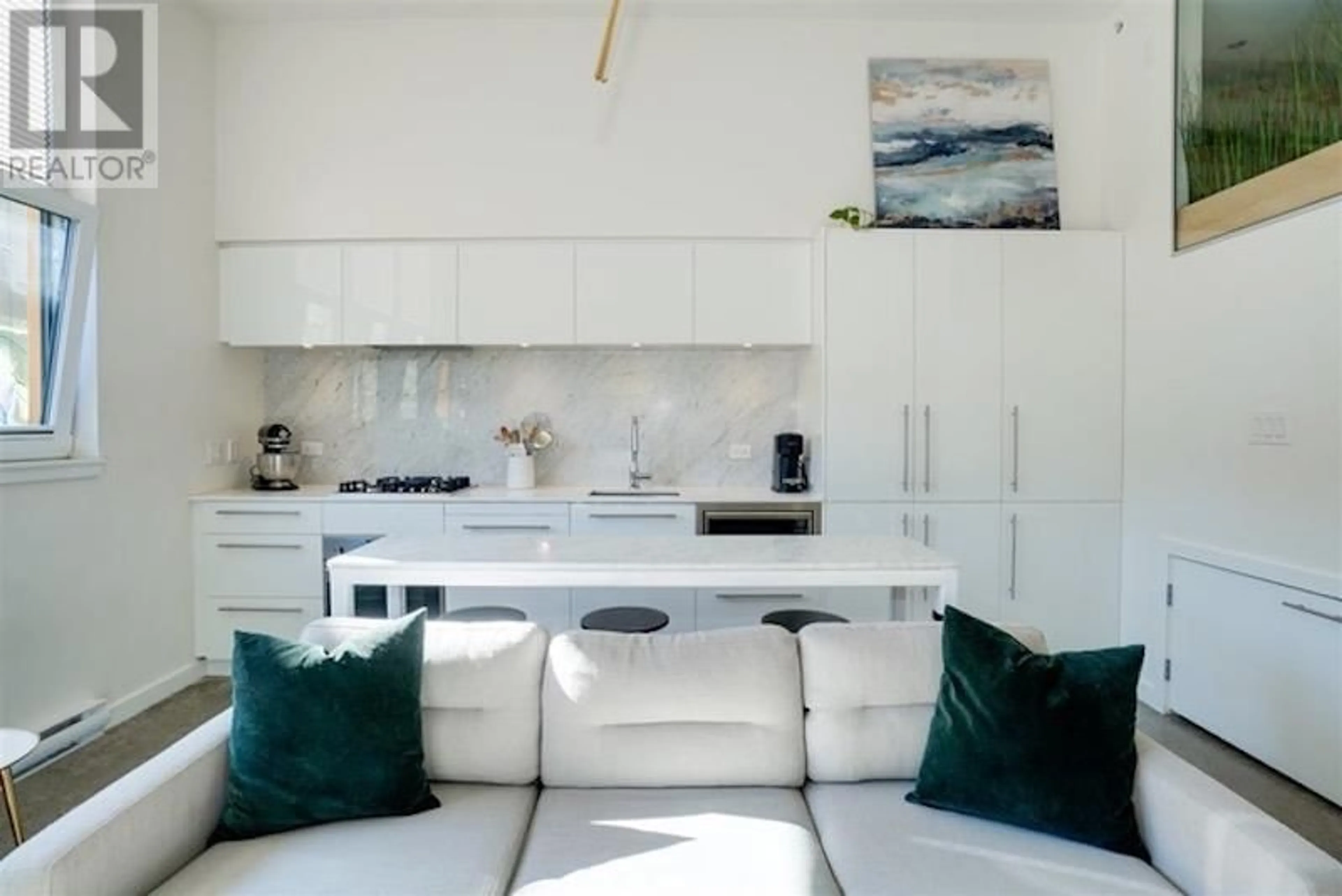 Contemporary kitchen, ceramic/tile floor for 203 - 150 CORDOVA STREET, Vancouver British Columbia V6A0E7